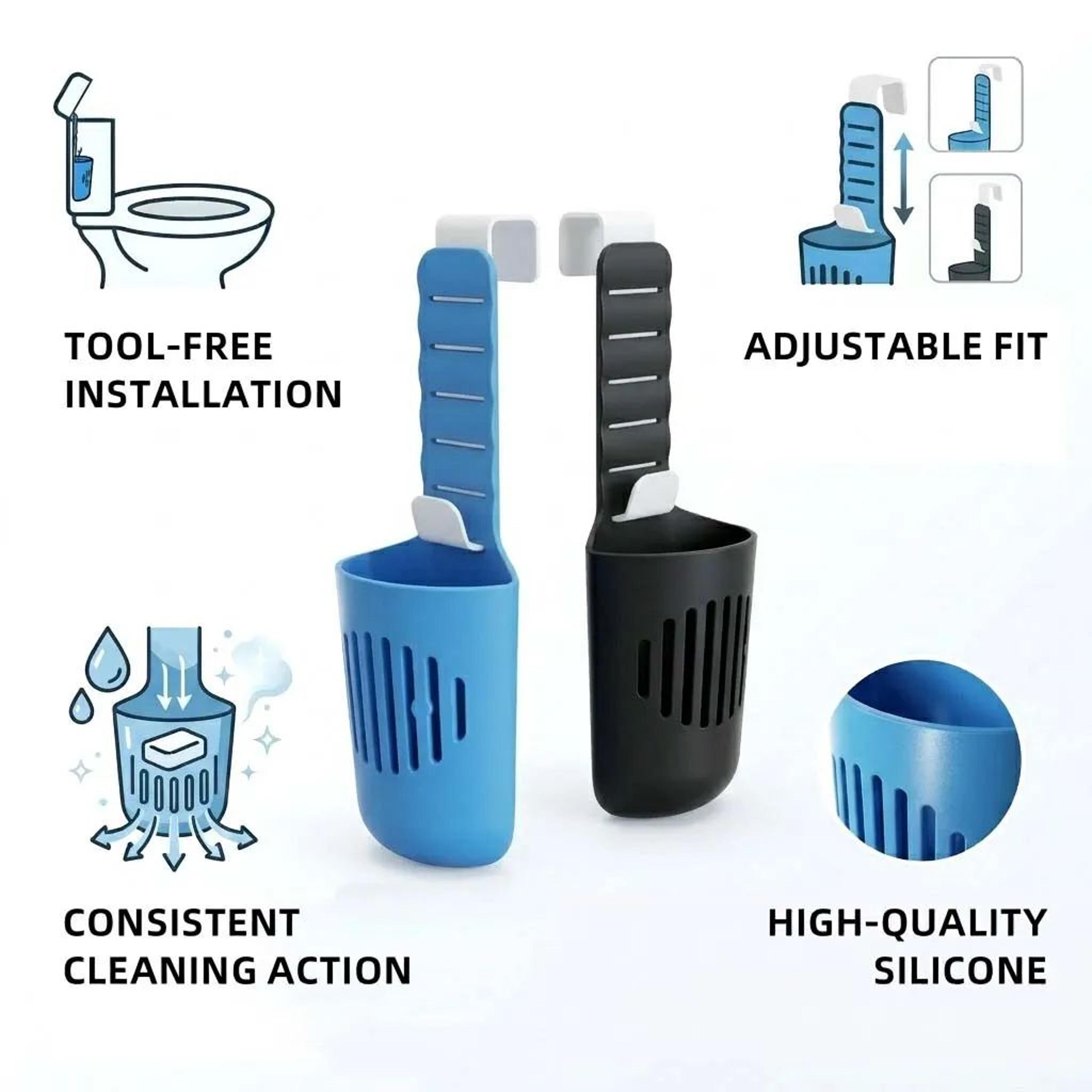 Silicone Toilet Tank Cleaning Tablet Holder 3