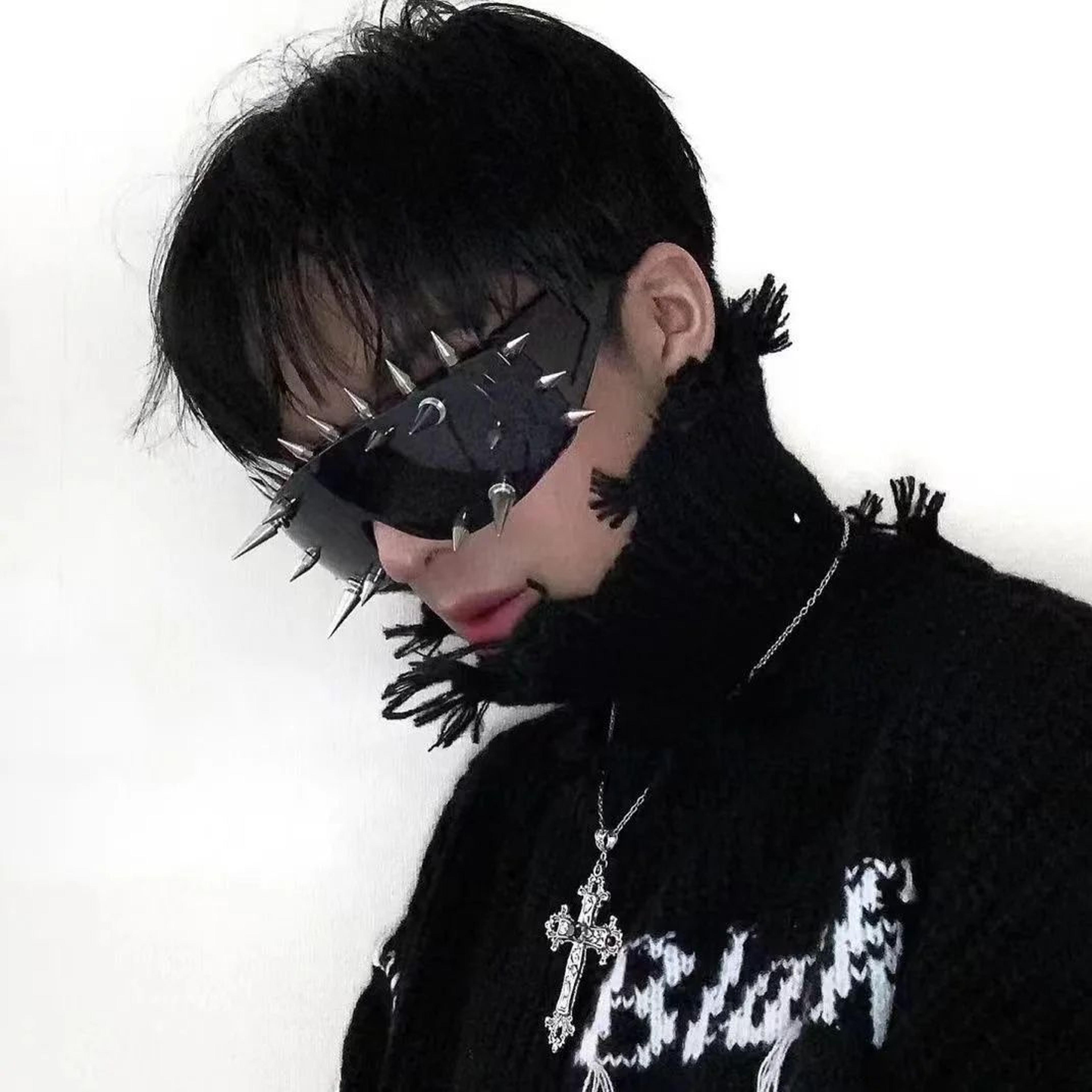 Steampunk Y2K Rivet Sunglasses 4