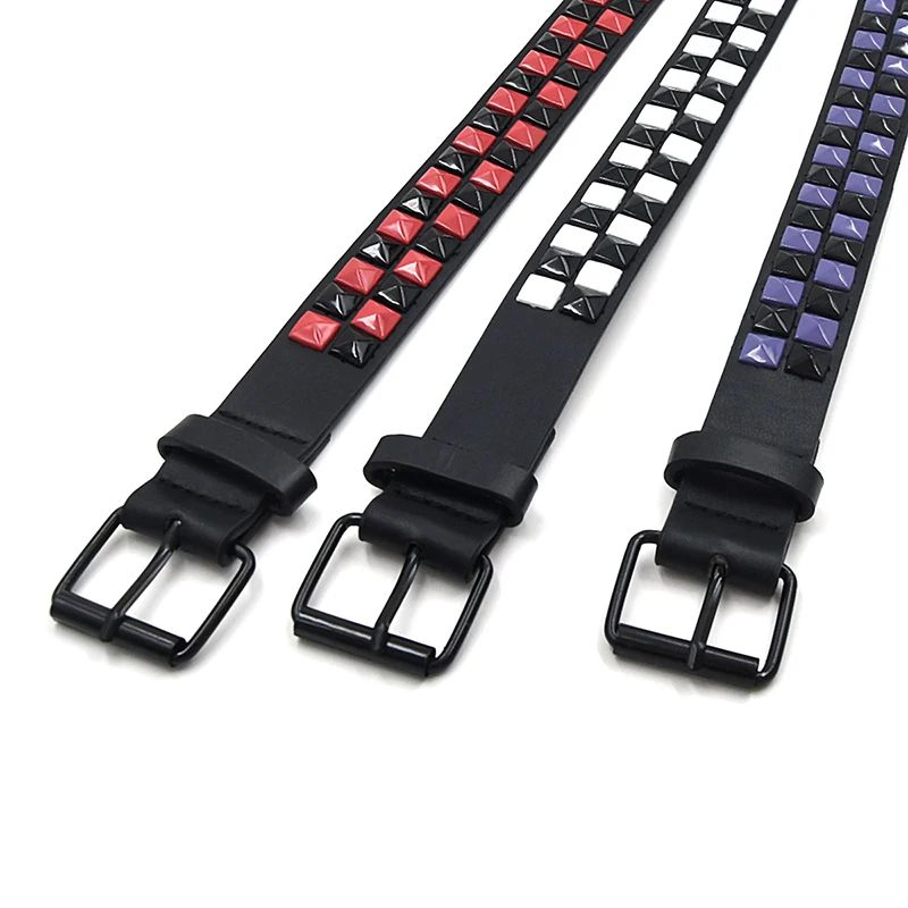 Purple Rivet Punk Y2K Belt 4