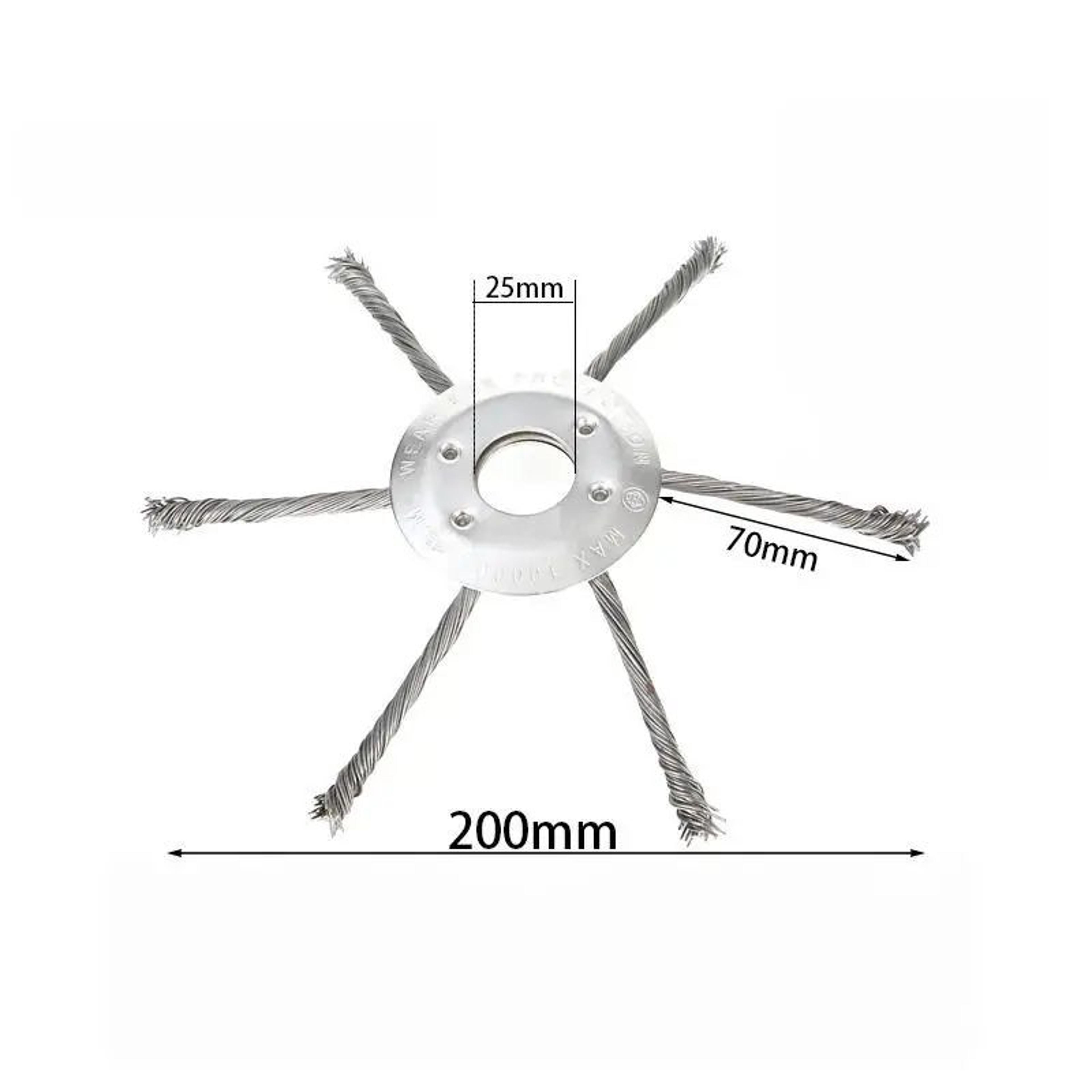 Steel Wire Weed Trimmer Wheel 7