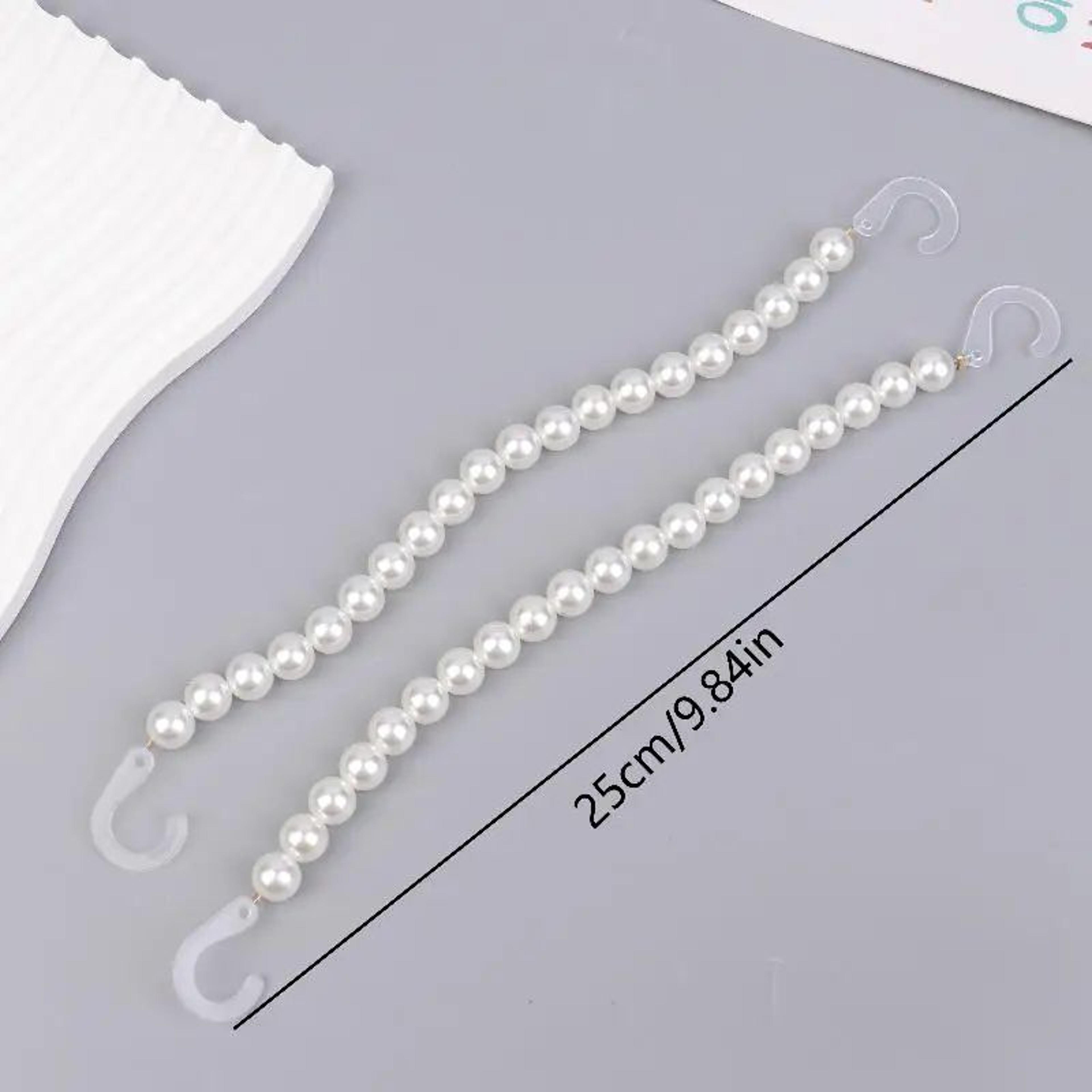Detachable Imitation Pearl Shoe Chains 3
