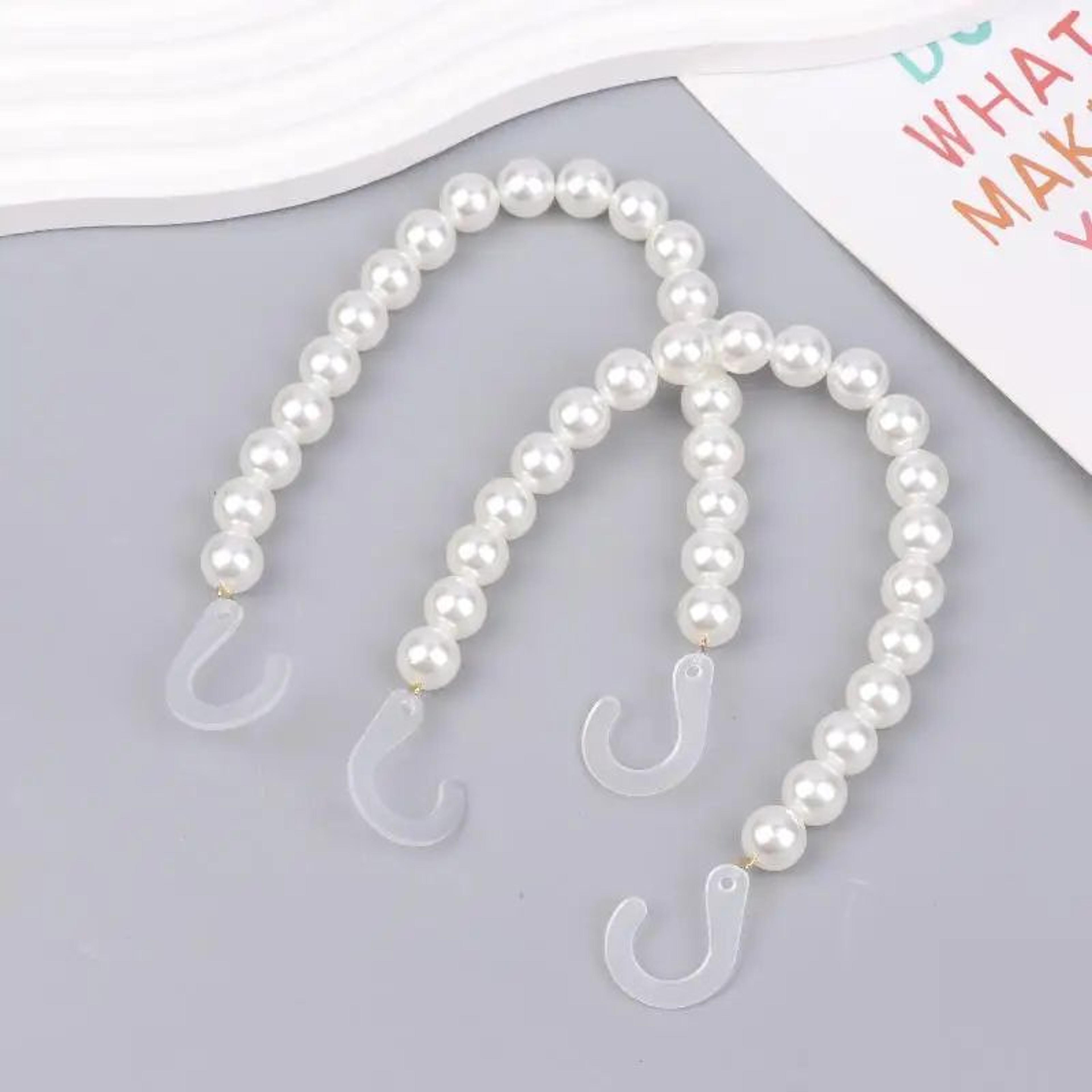Detachable Imitation Pearl Shoe Chains 5