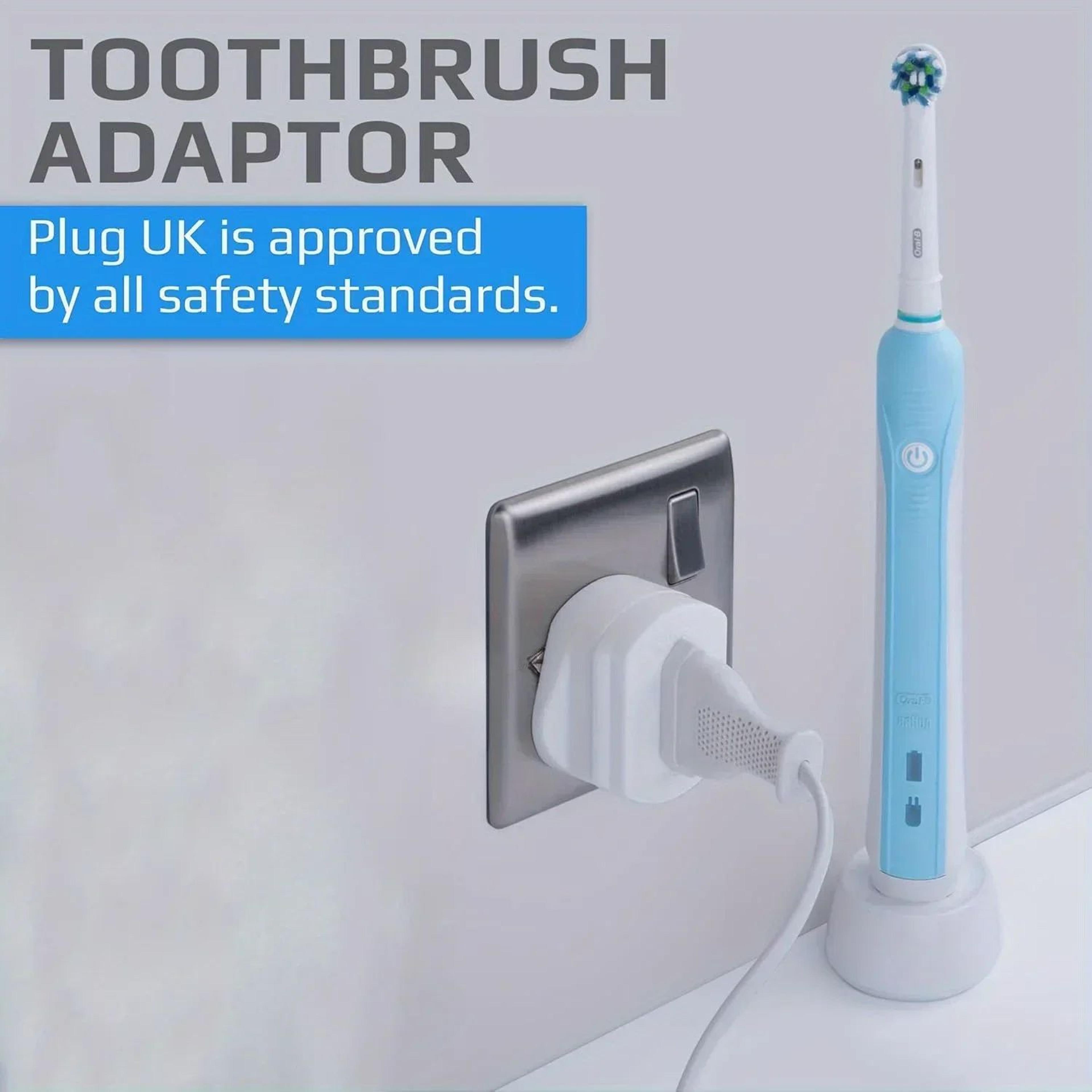 UK 2 Pin To 3 Pin Shaver Plug Adapter 4