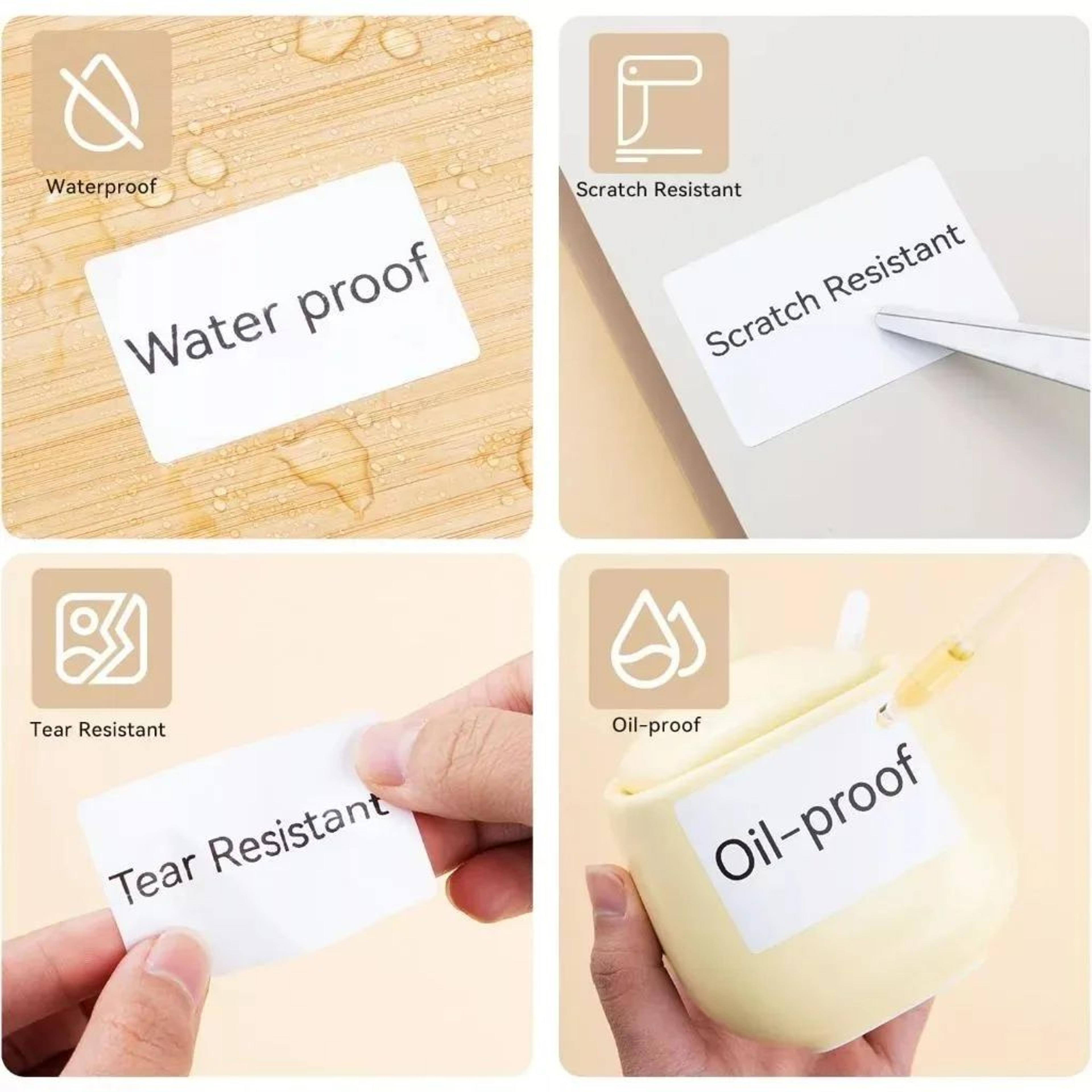 50MM White Thermal Label Paper Roll 1