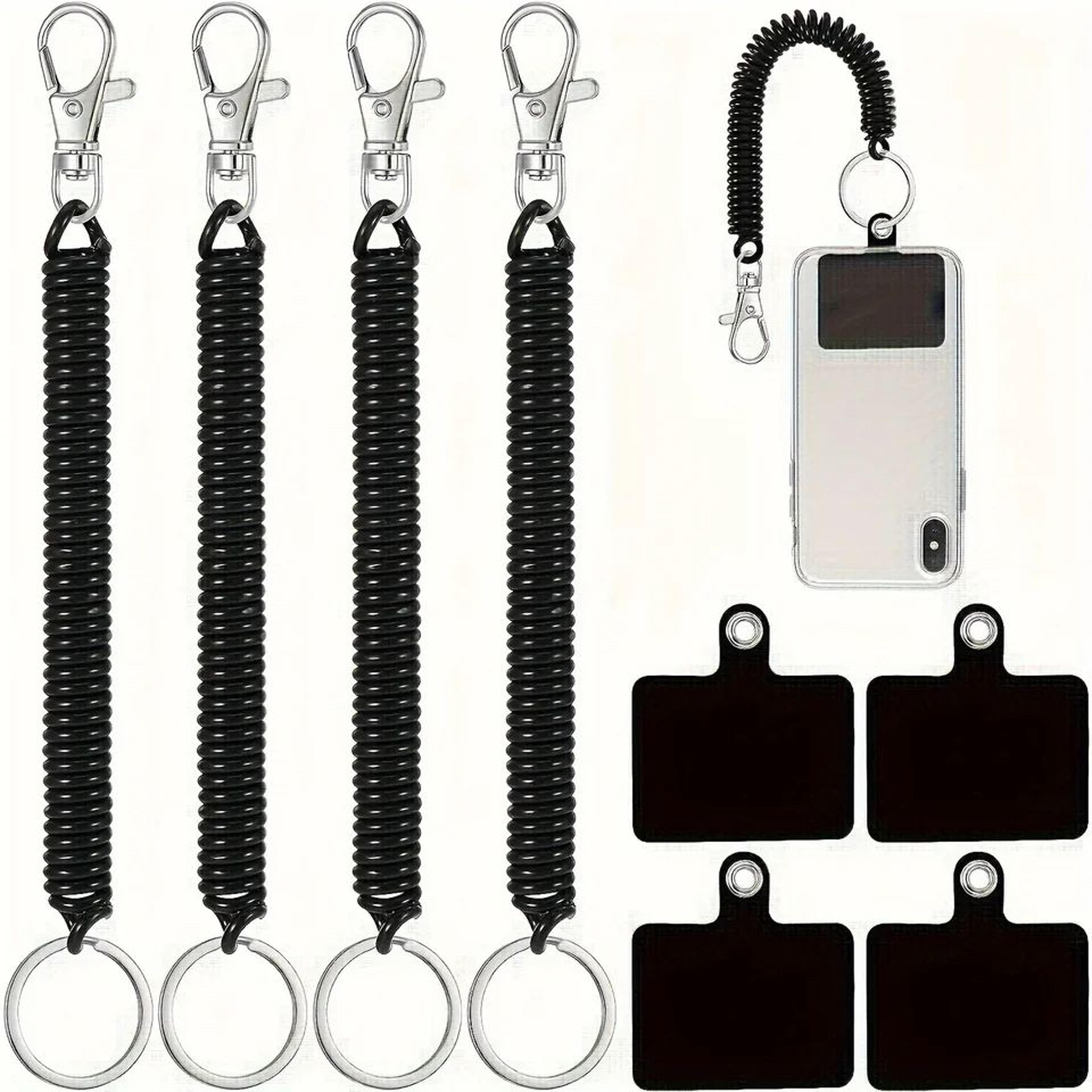 8 Pack Stretch Phone Lanyard Tether Set 0