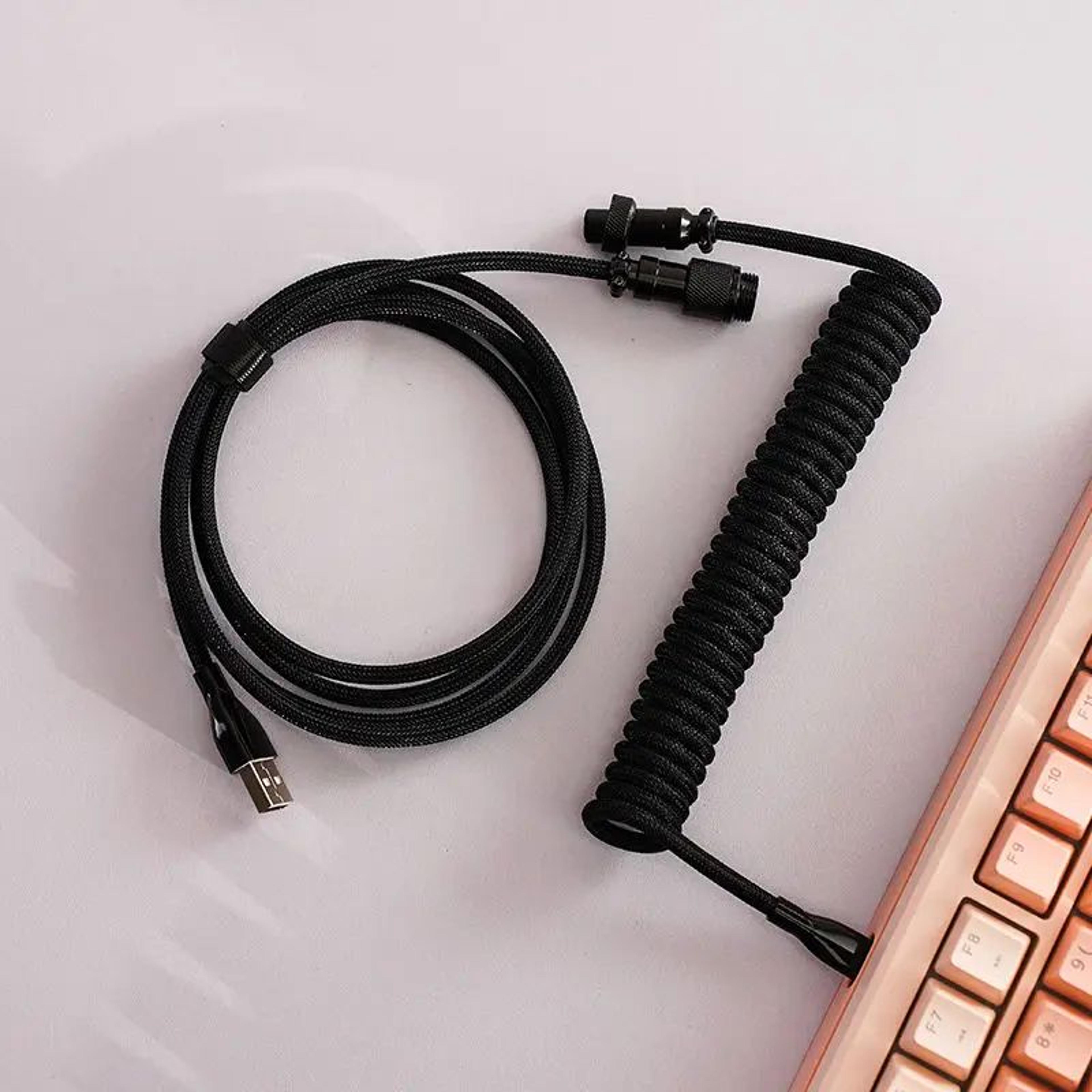 Custom Coiled USB C Keyboard Cable 6