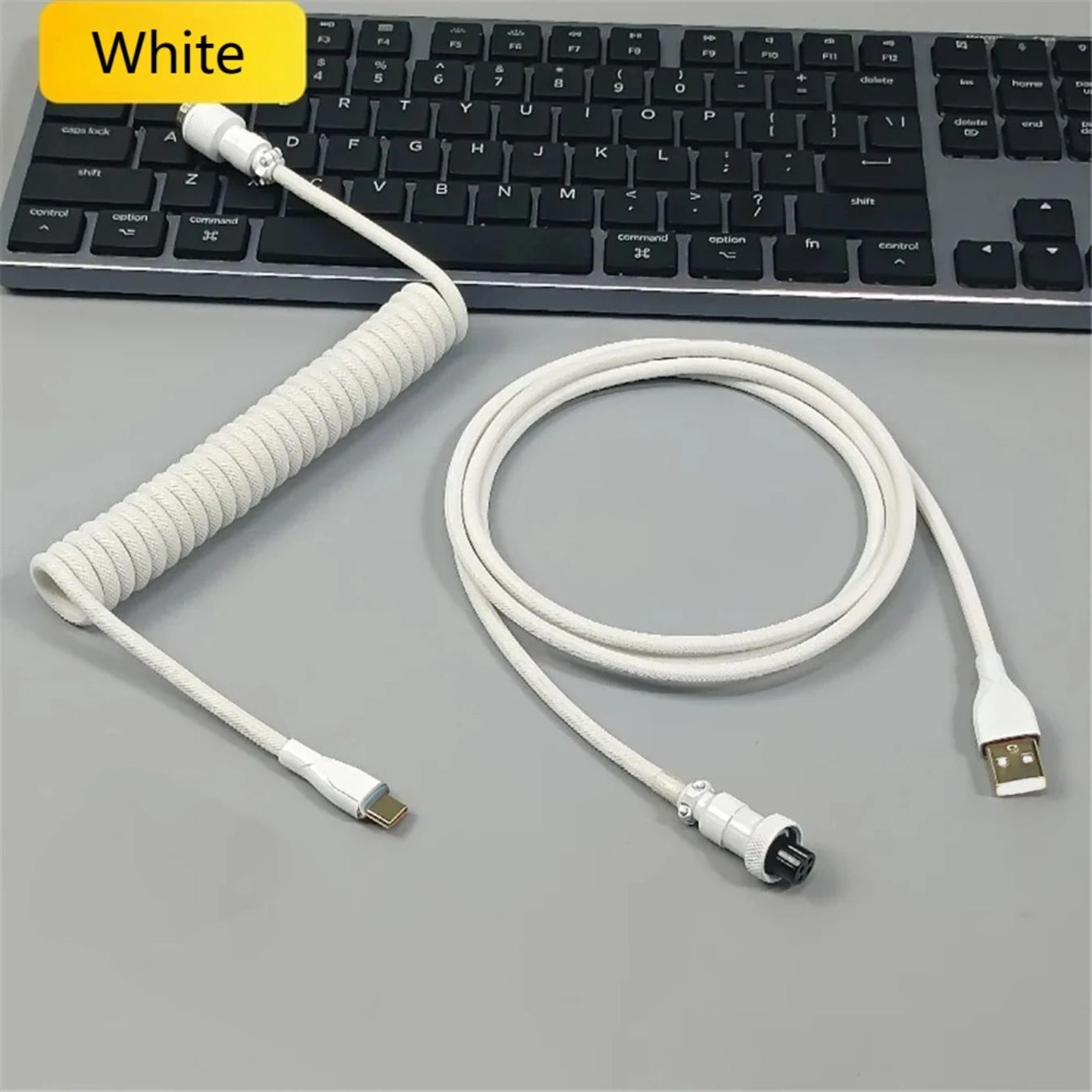 GX16 USB C Coiled Gaming Keyboard Cable 8