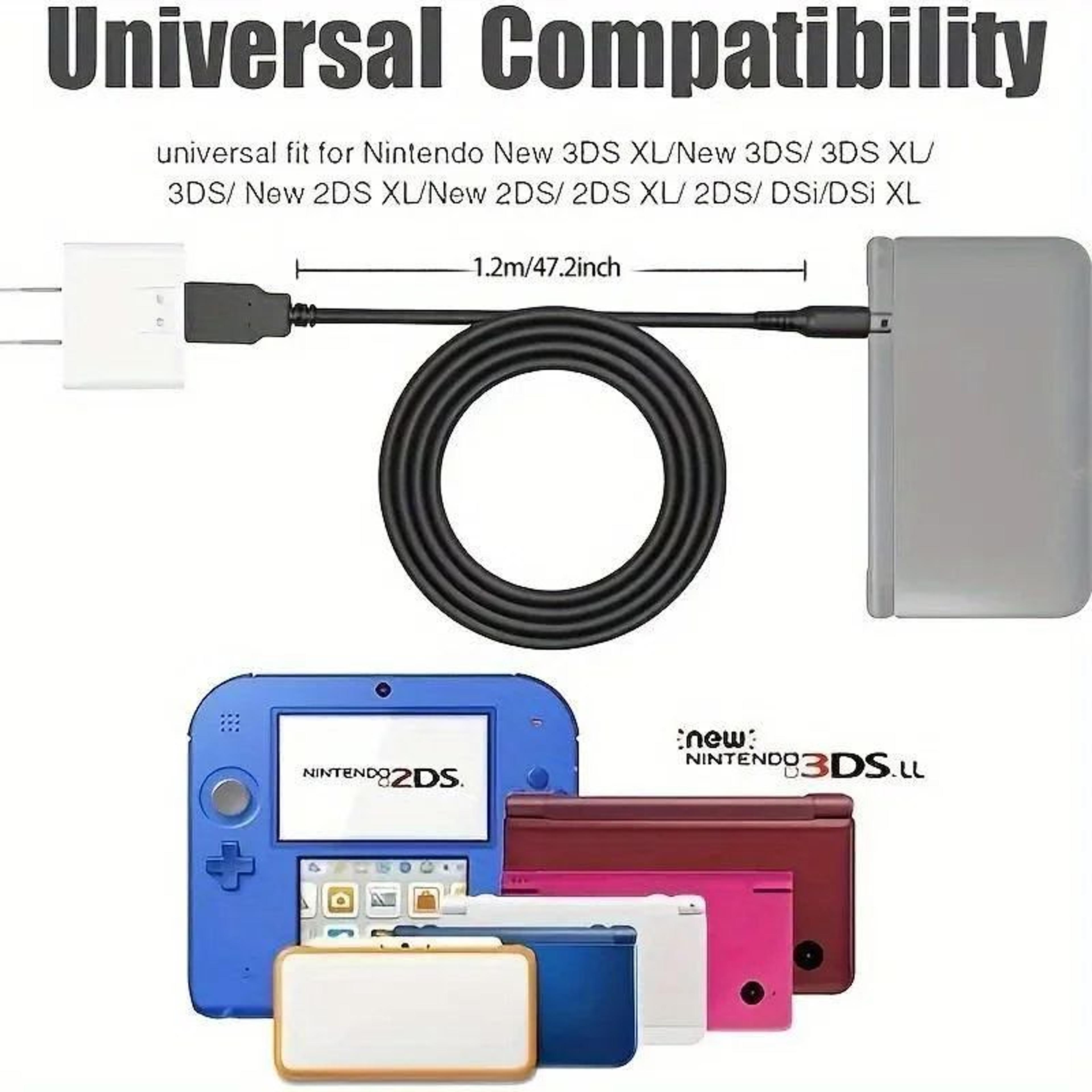 5 Piece Nintendo 3DS 2DS USB Charging Cable Set 5
