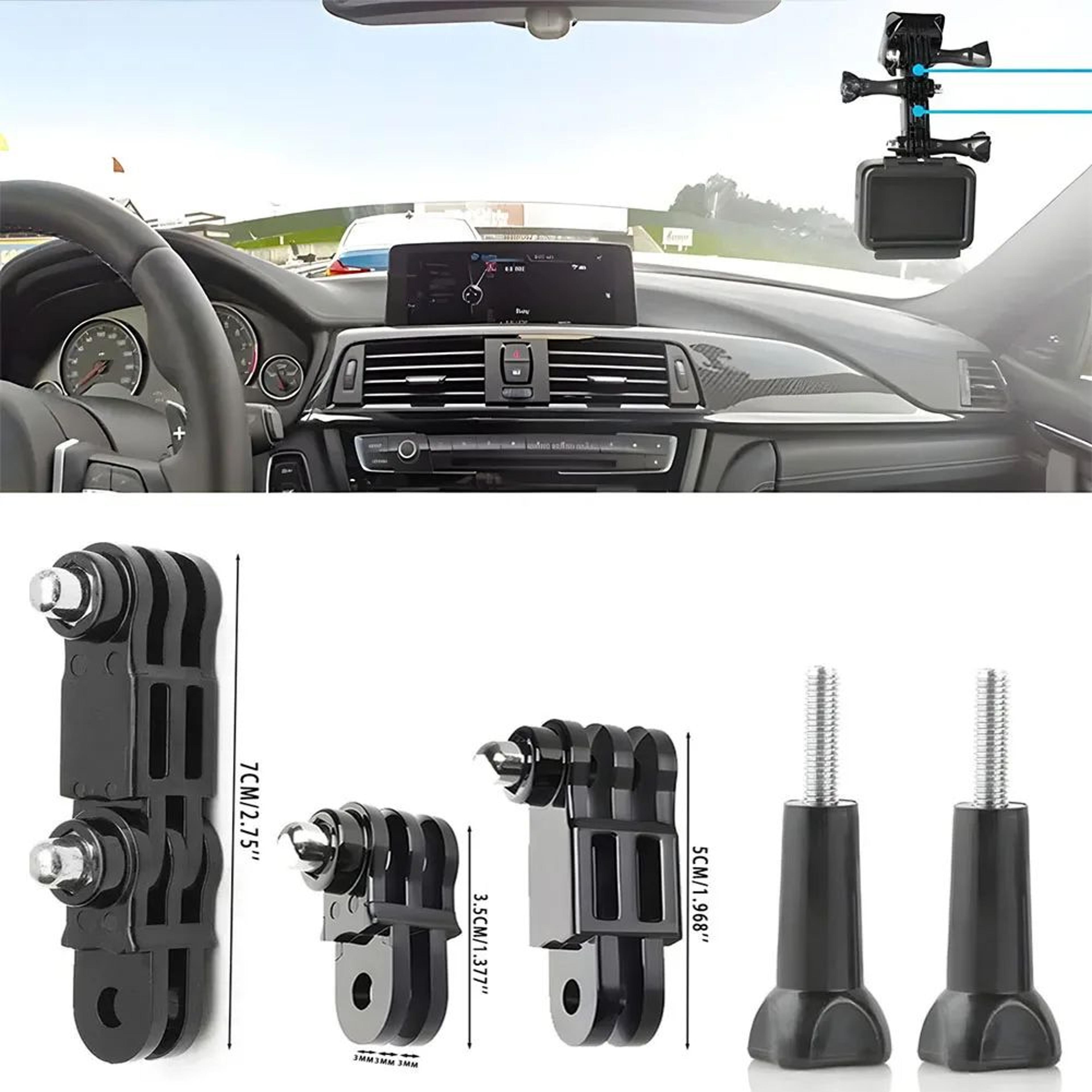 Universal Action Camera Helmet Adhesive Mount Kit 4