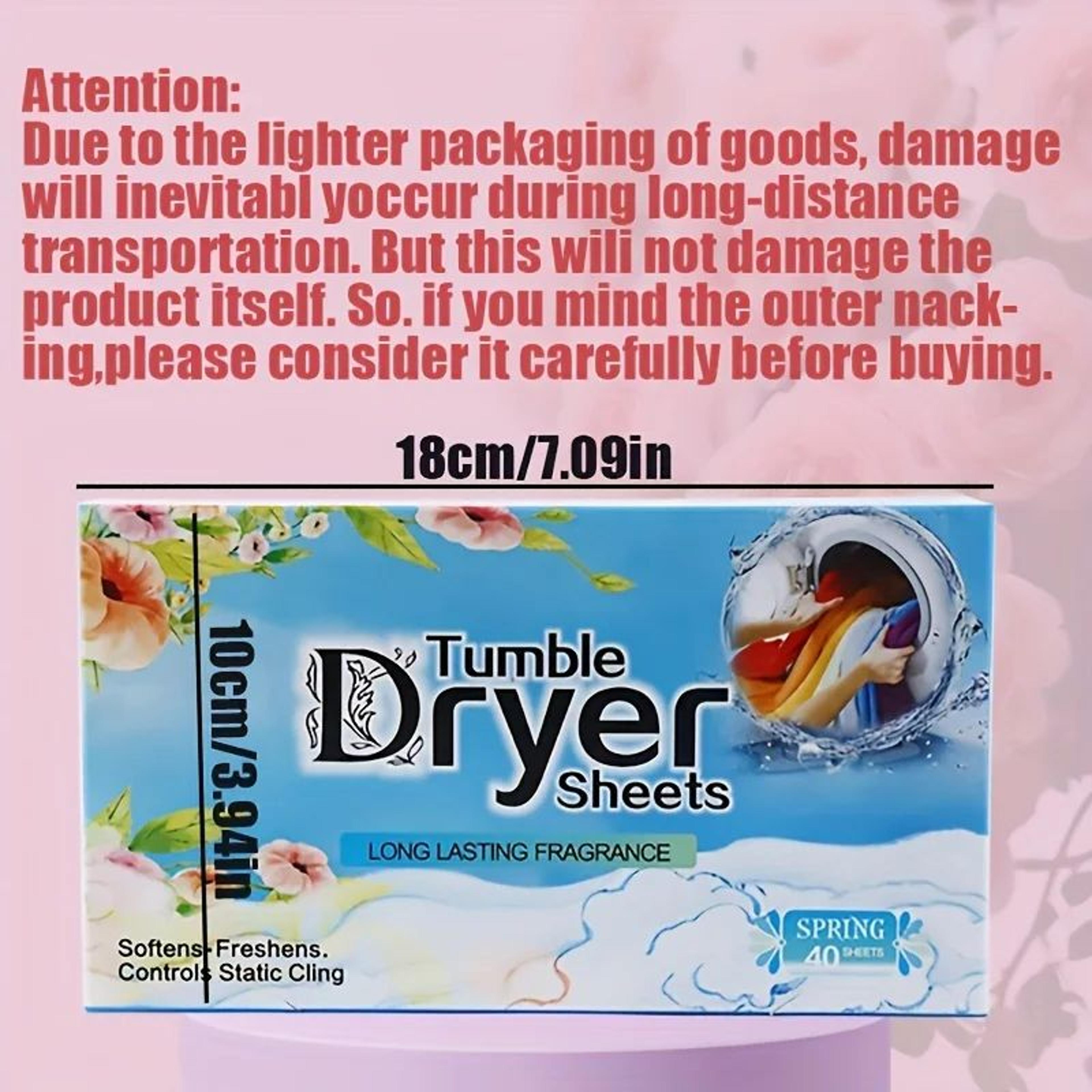 40 Piece Scented Dryer Laundry Tablets 2