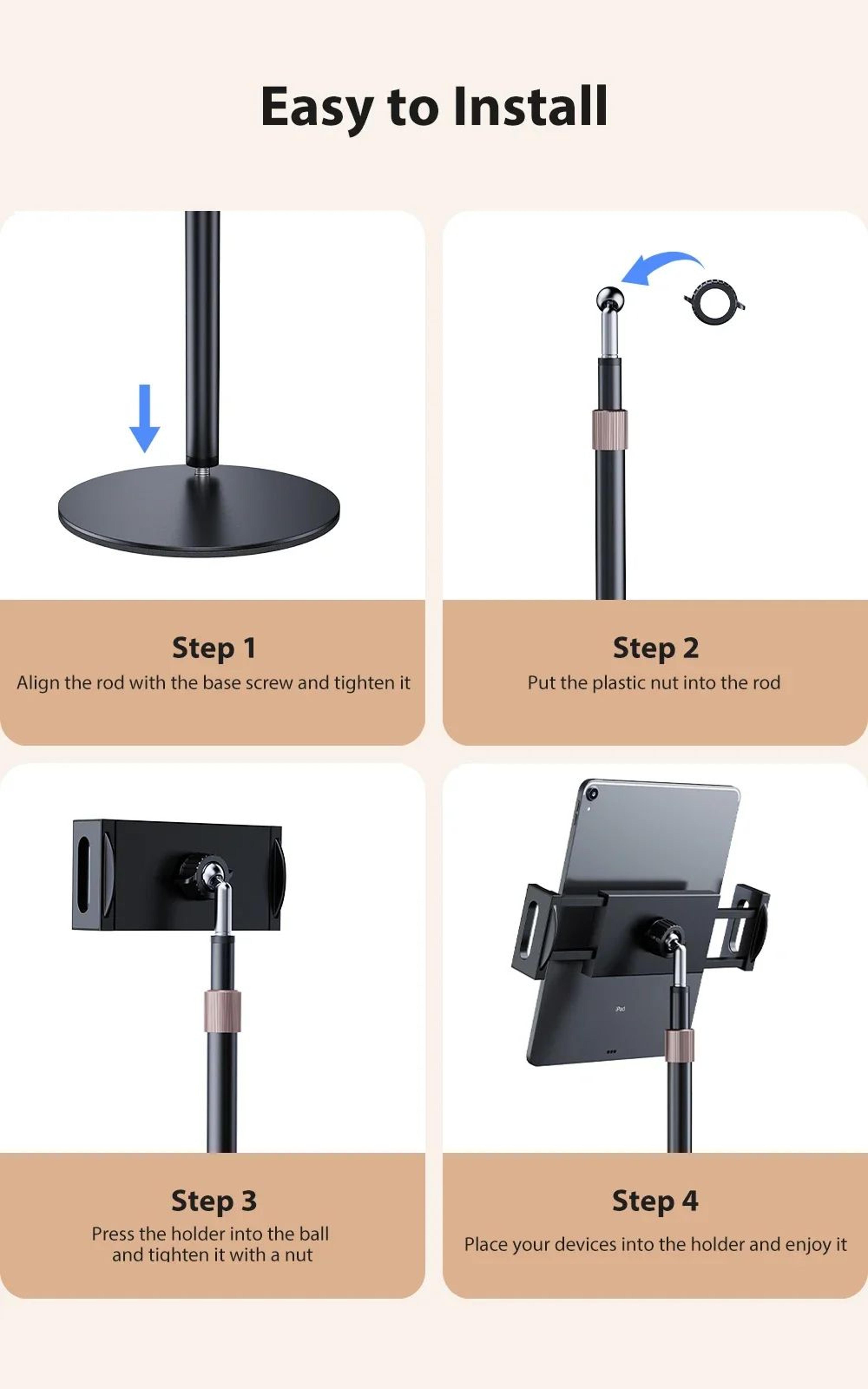 Foldable Adjustable Laptop Tablet And Phone Stand 5