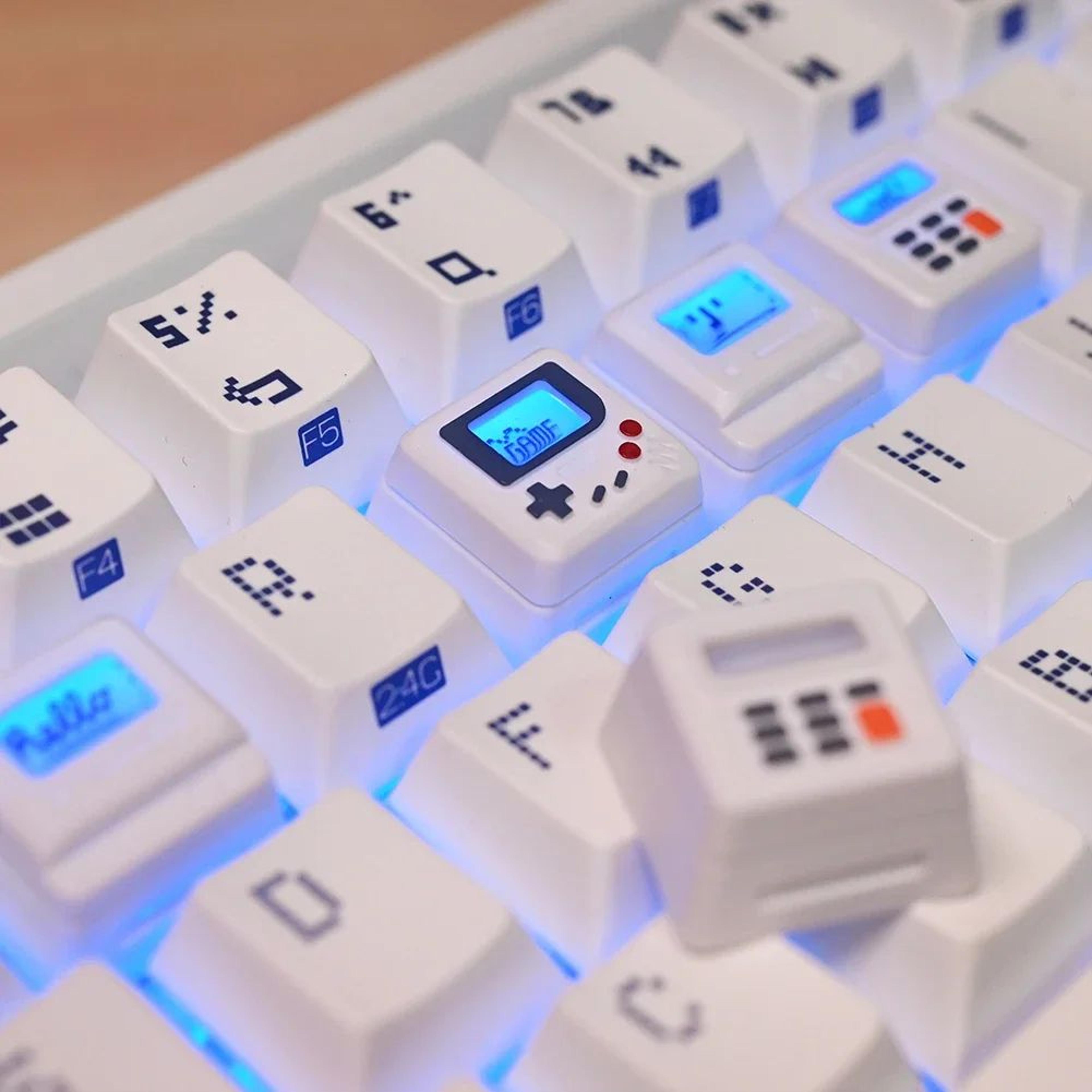 K04 Retro Game Console Mechanical Keyboard Keycaps 1