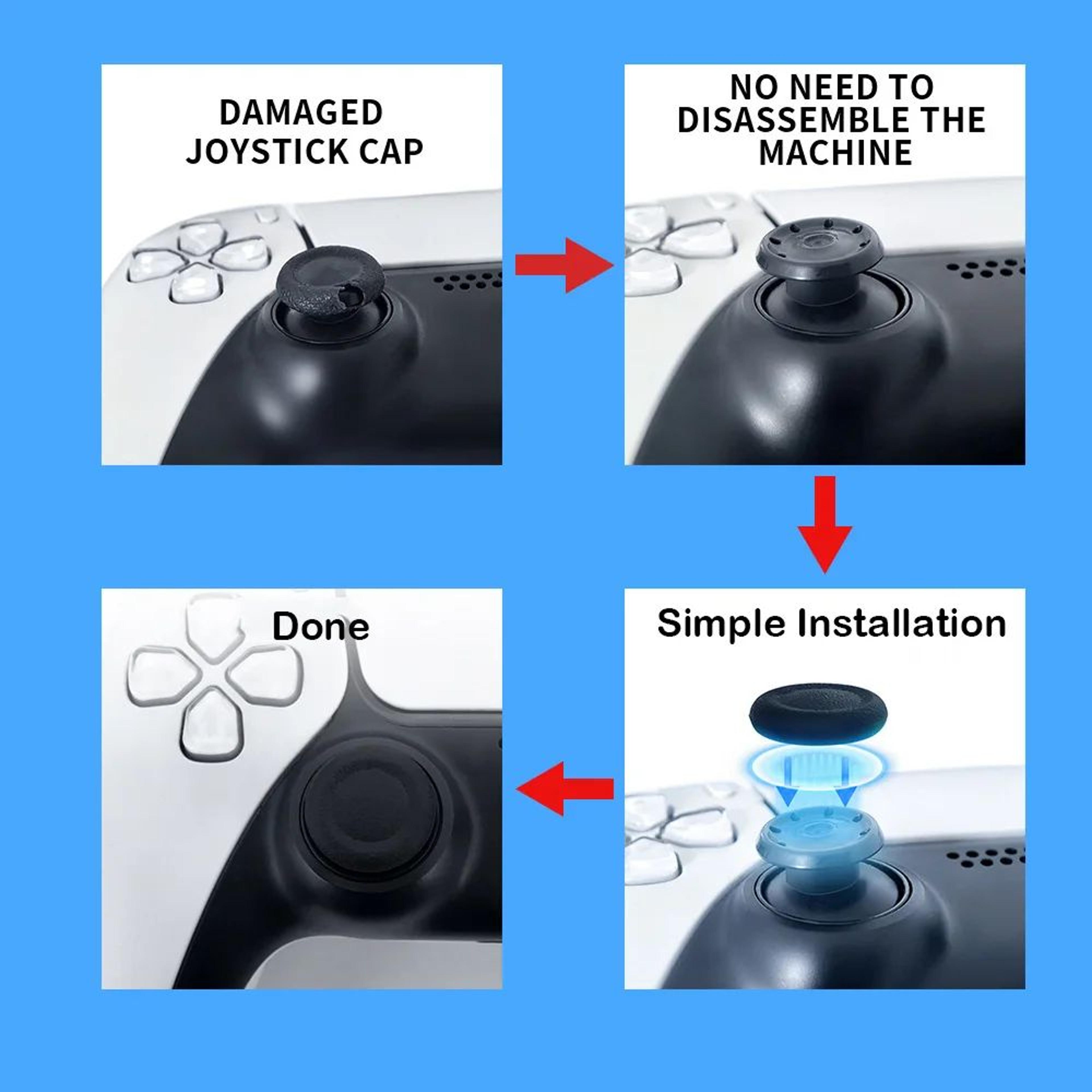 PS4 PS5 Anti Slip Replacement Thumbstick Cap 4
