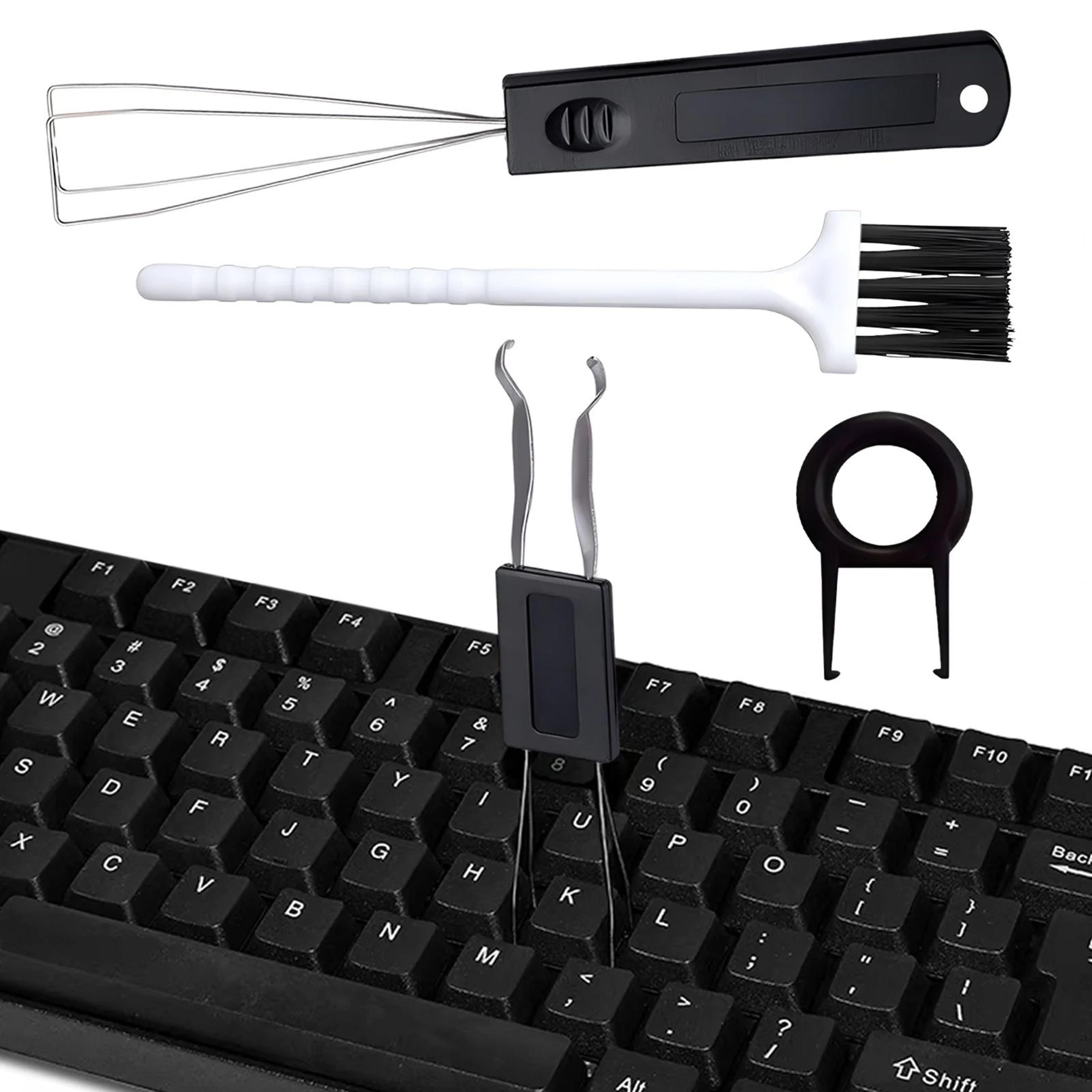 4 Piece Mechanical Keyboard Keycap Puller Cleaning Kit 0