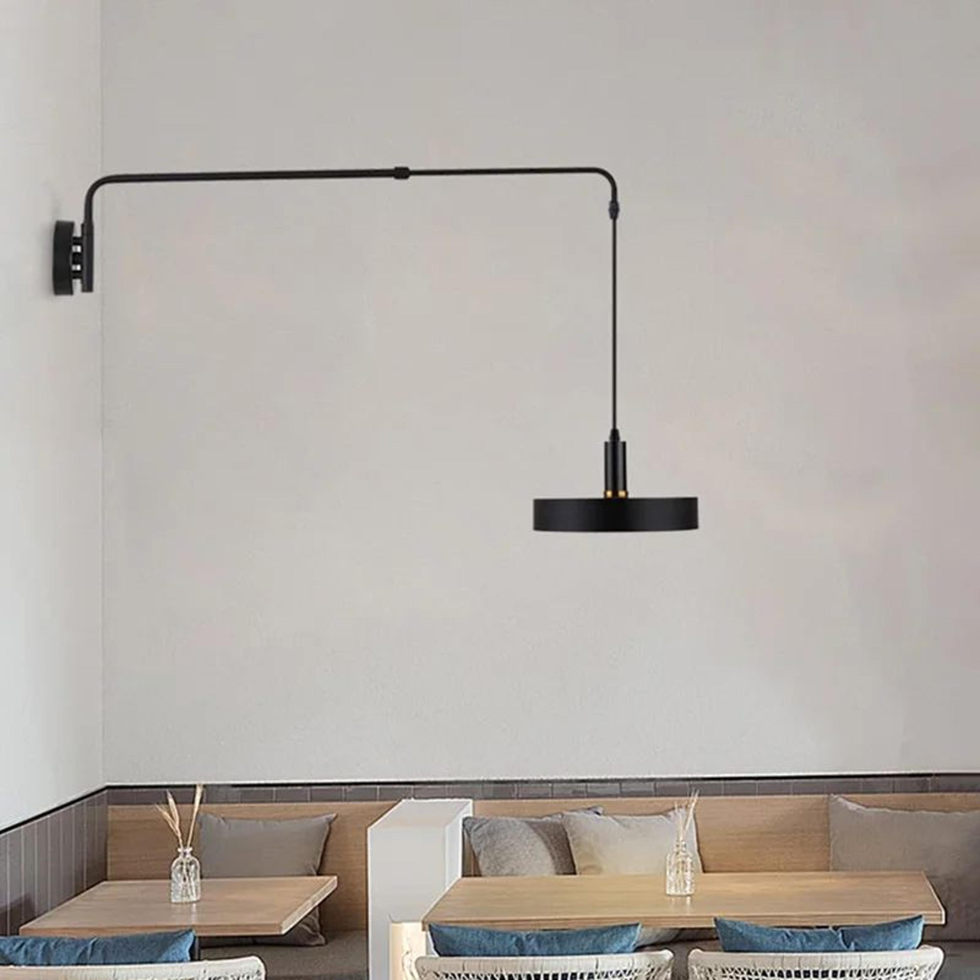Industrial Adjustable Swing Arm Wall Lamp 4