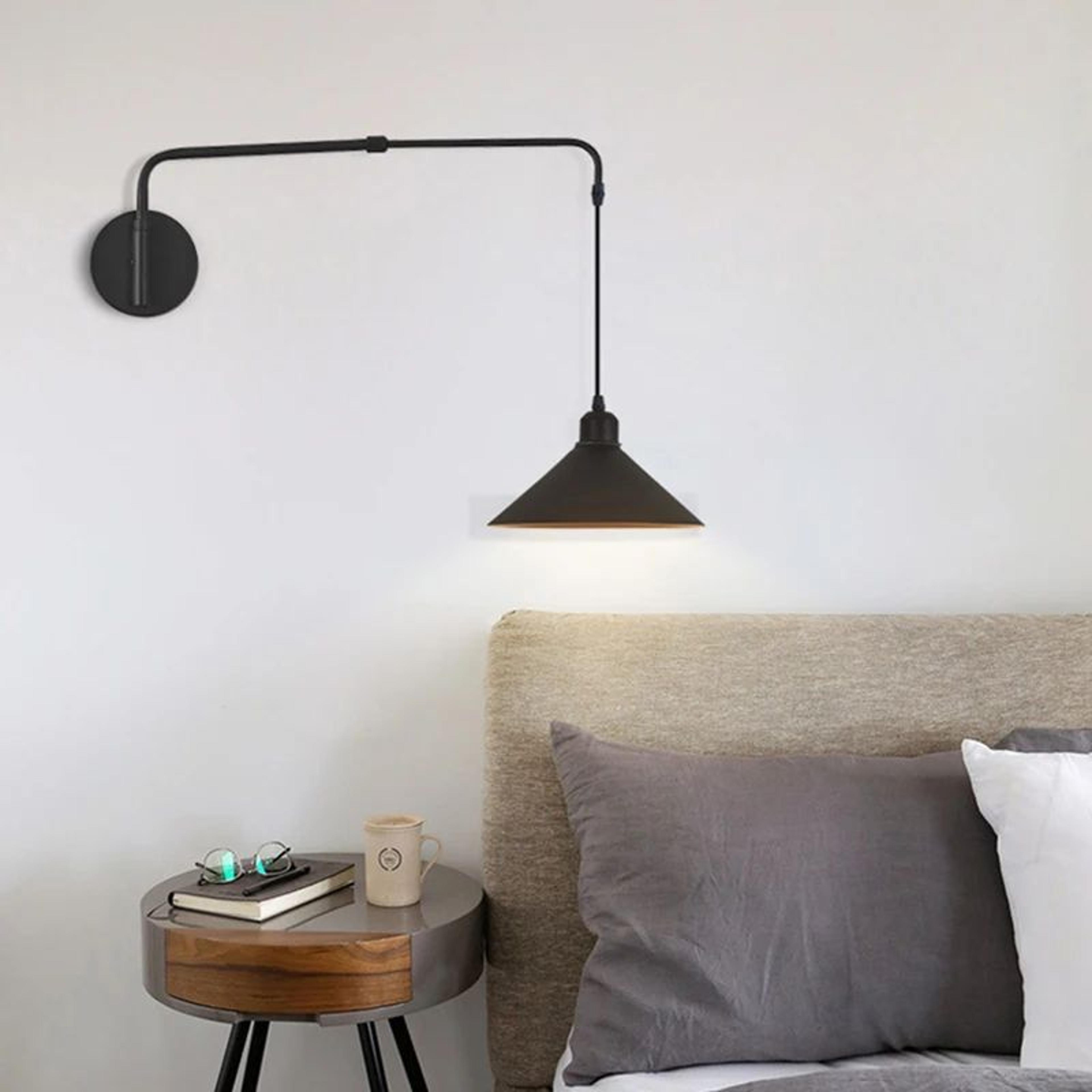 Industrial Adjustable Swing Arm Wall Lamp 2
