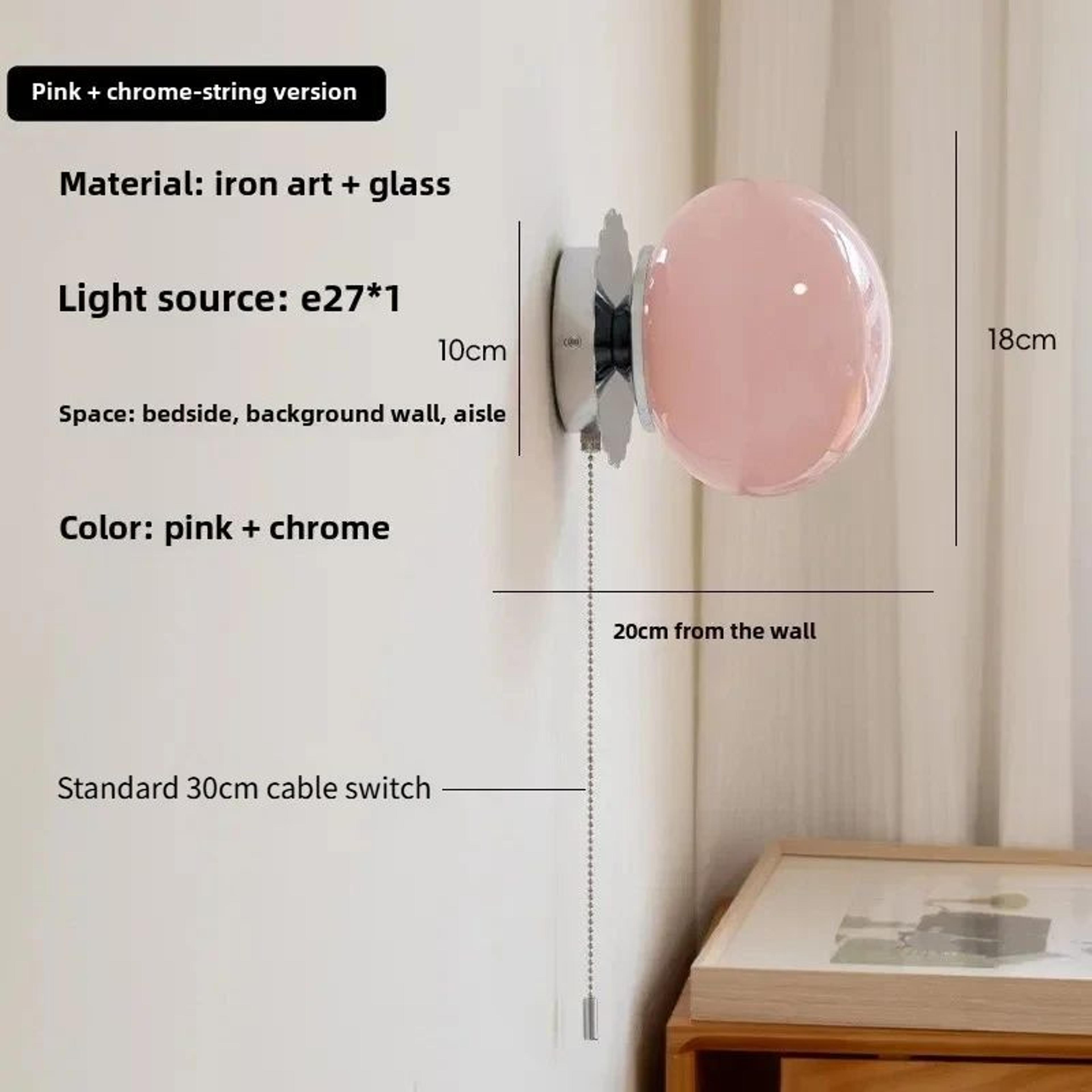 Modern Glass Globe Wall Lamp 9