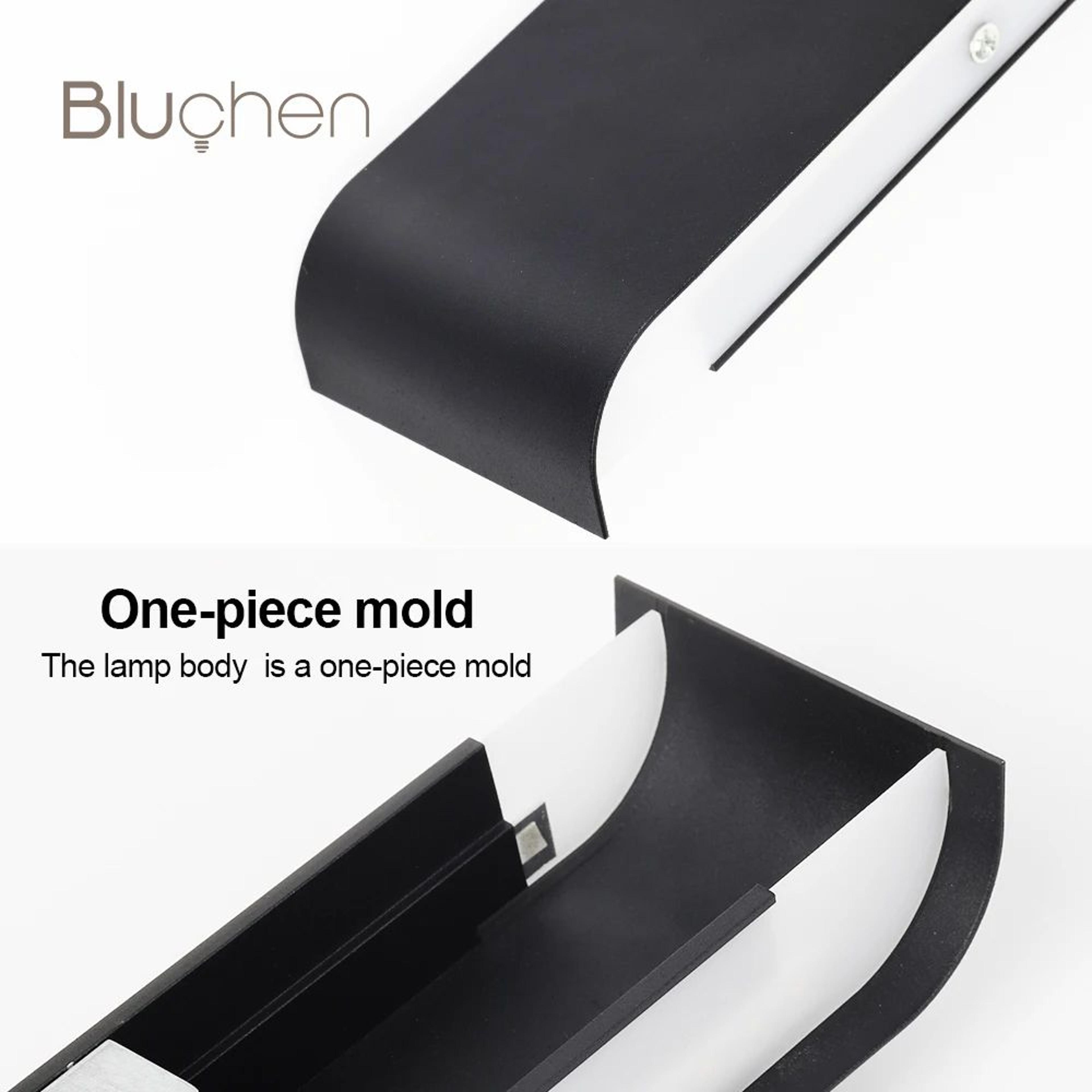 Modern Brushed Aluminum LED Wall Sconce 4