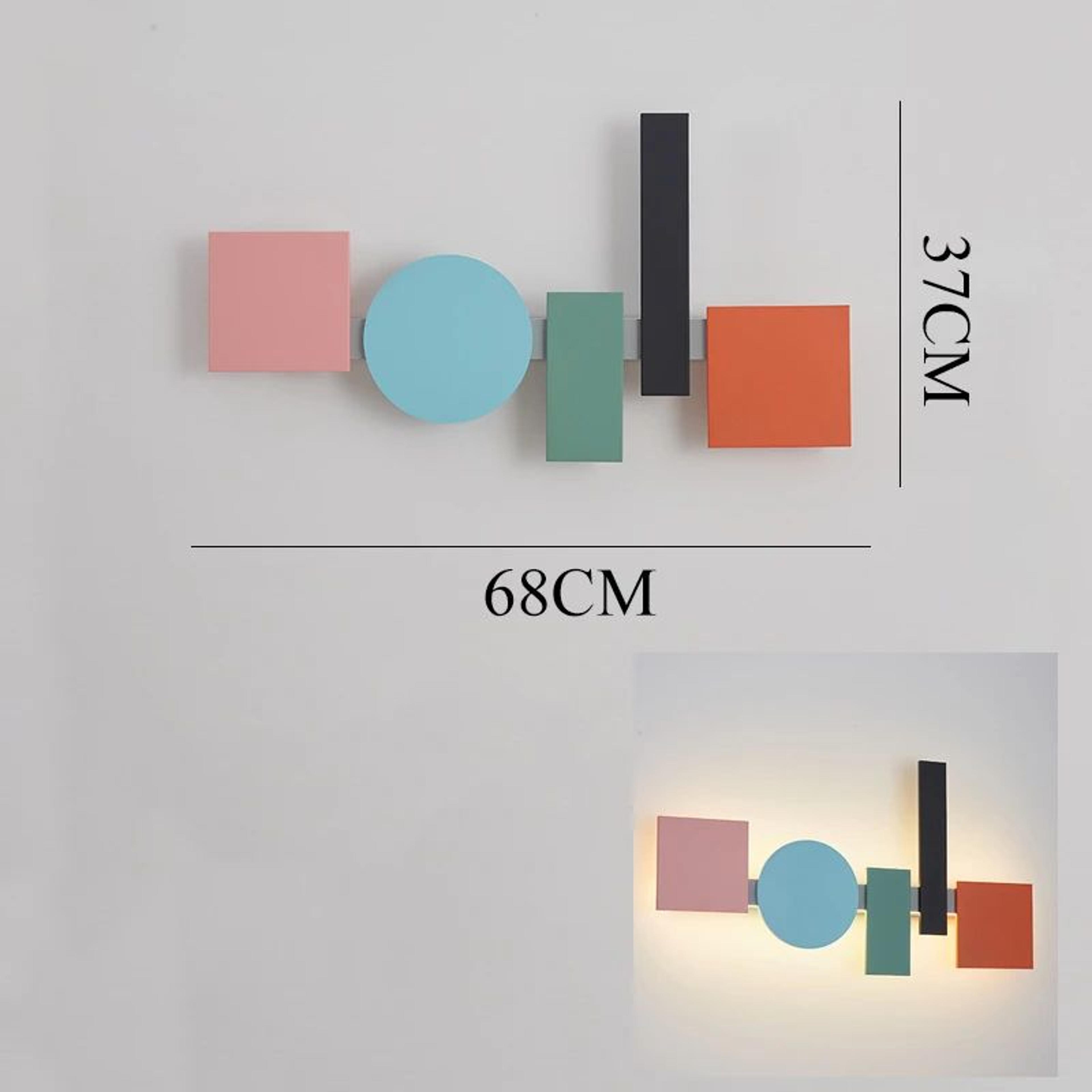Modern Totem Geometric LED Wall Lamp 6