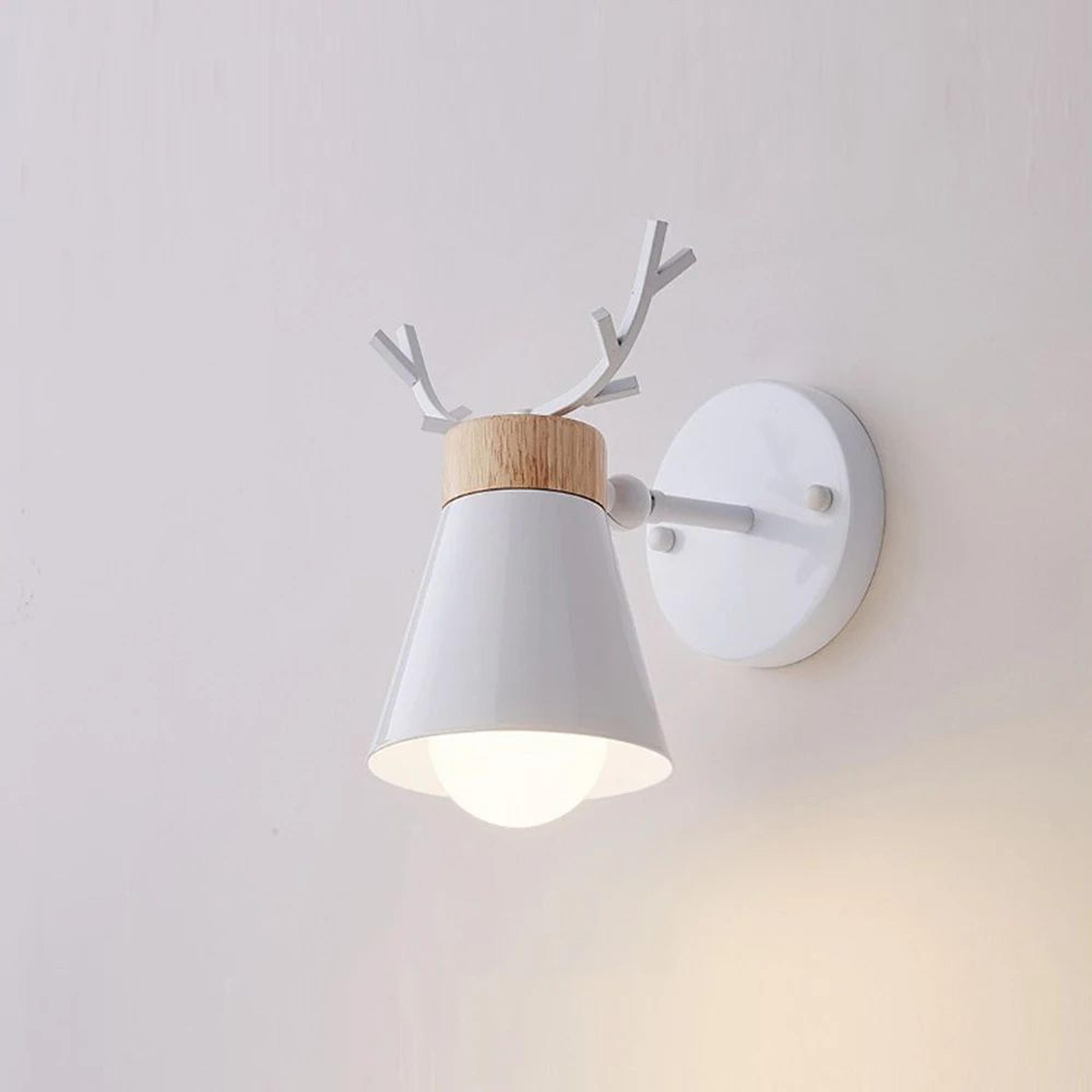 Nordic Adjustable Deer Antler Wall Lamp 13