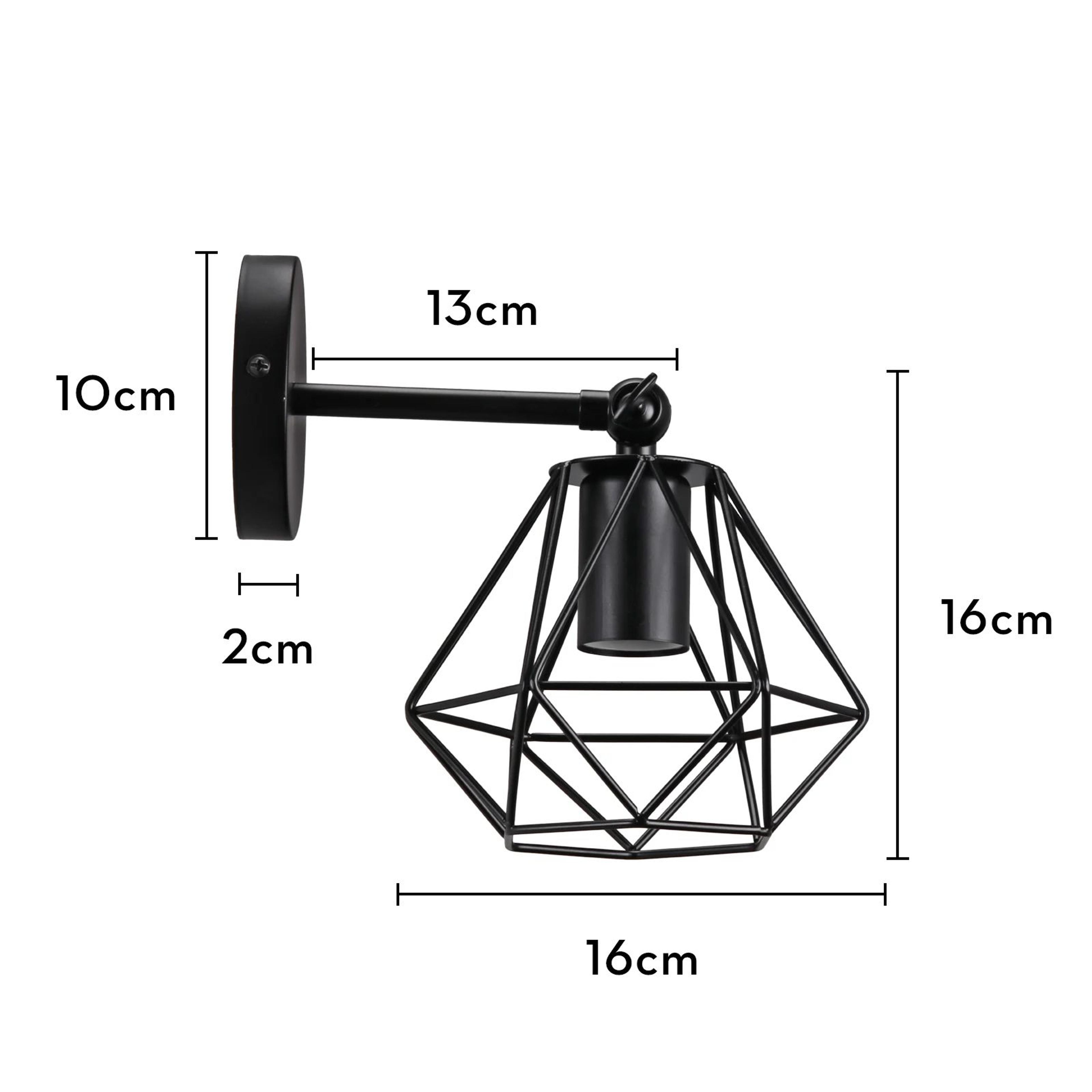 Industrial Vintage Cage Wall Sconce 6