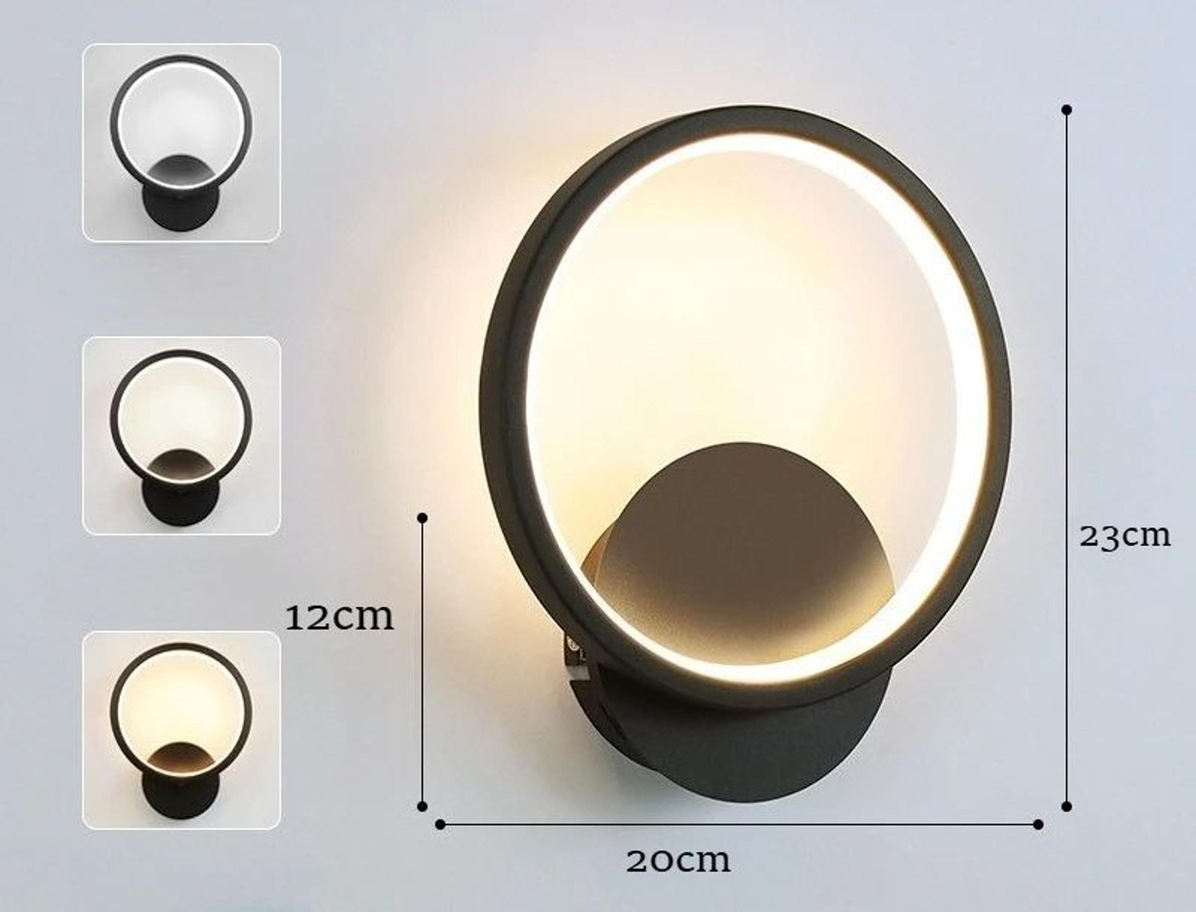Modern Round Aluminum LED Wall Sconce 6