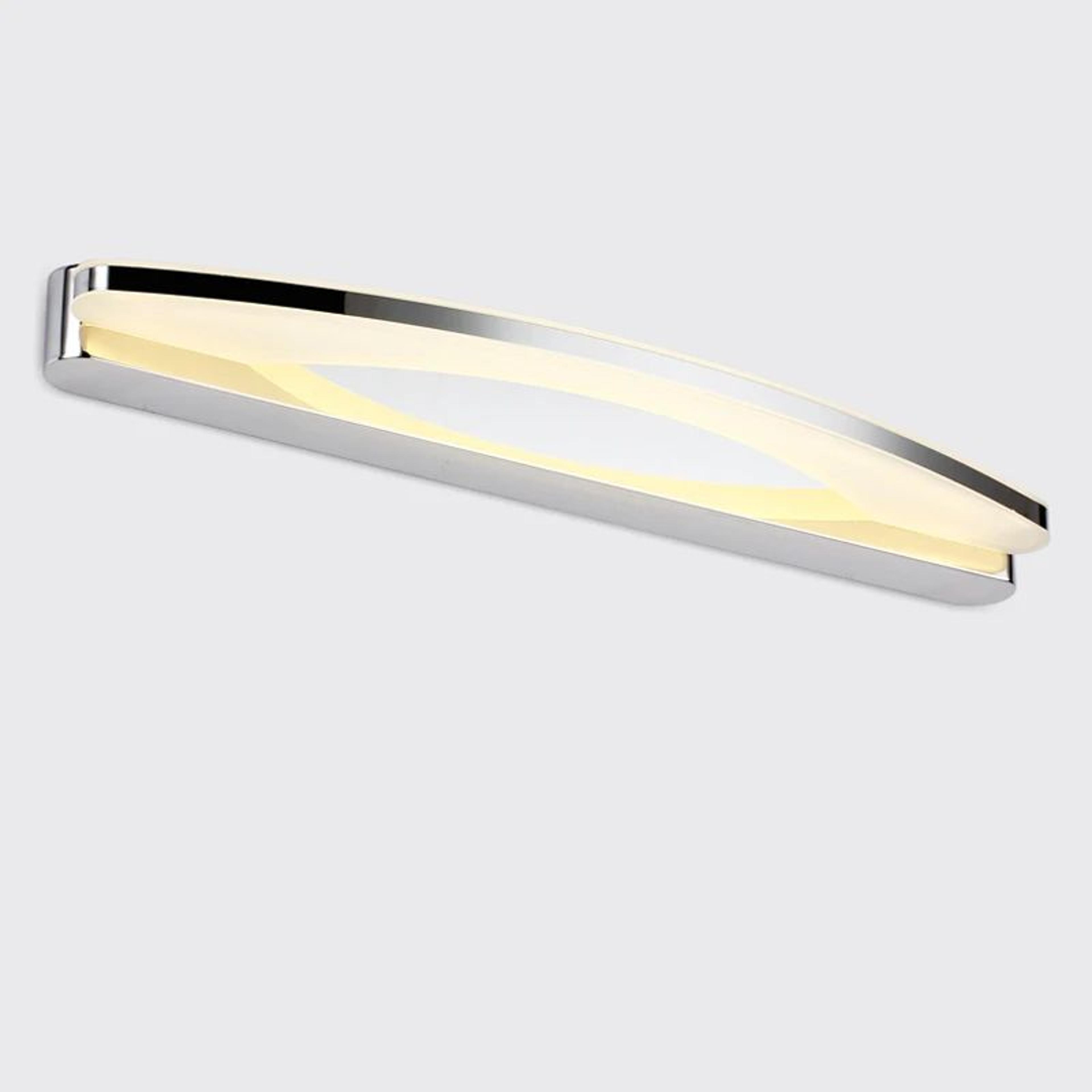 Modern Stainless Steel LED Bathroom Mirror Light 2
