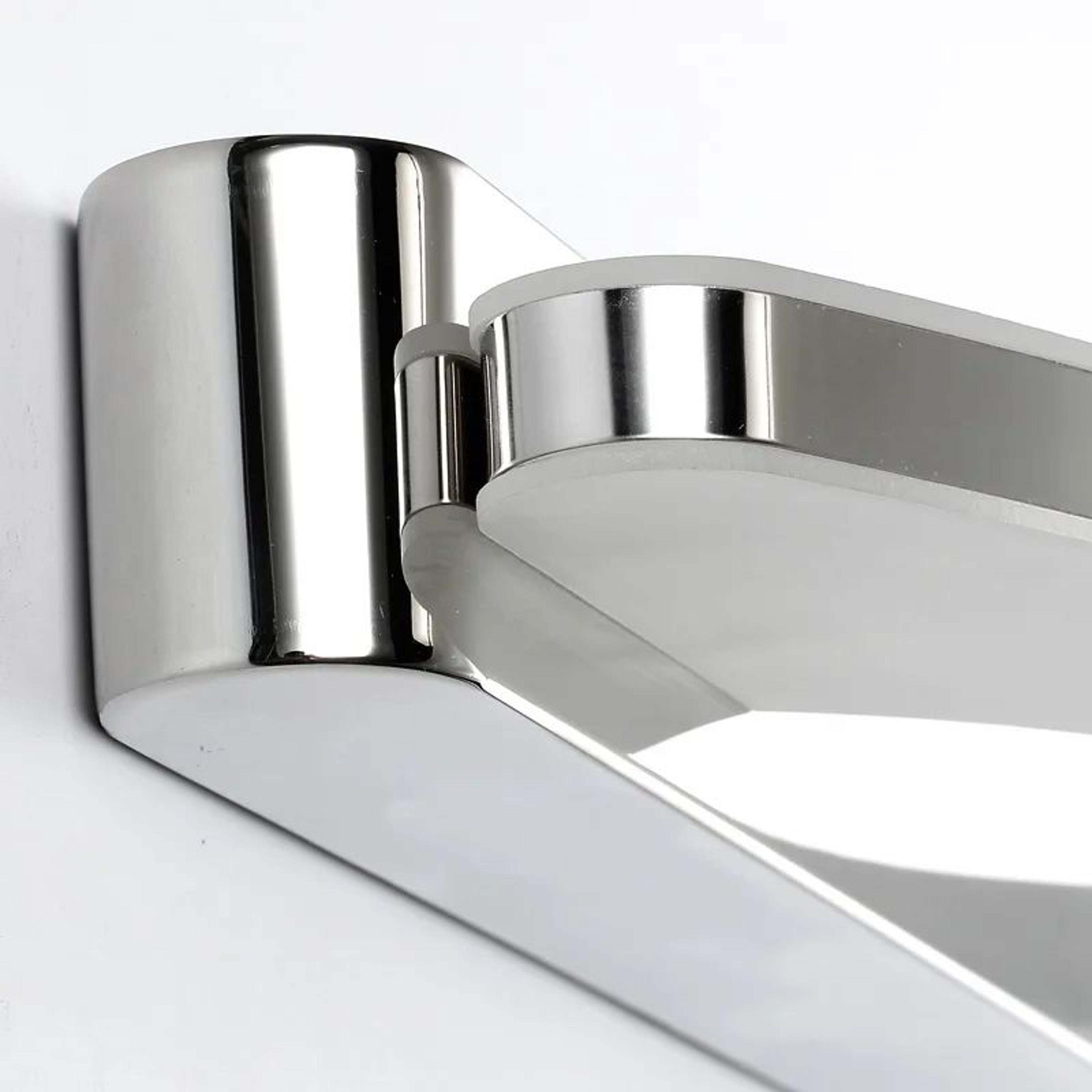 Modern Stainless Steel LED Bathroom Mirror Light 4