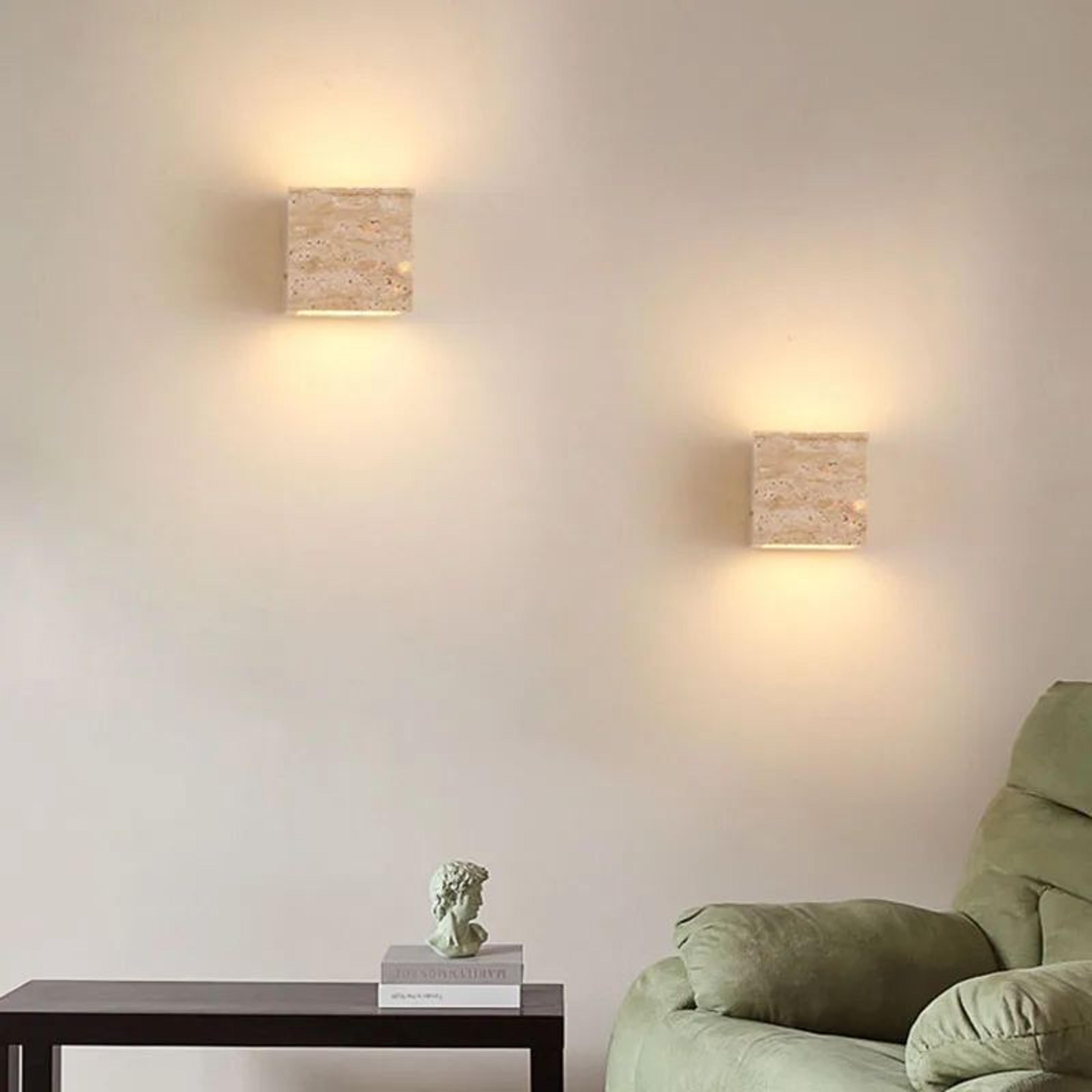 Natural Stone Art Wall Sconce 5