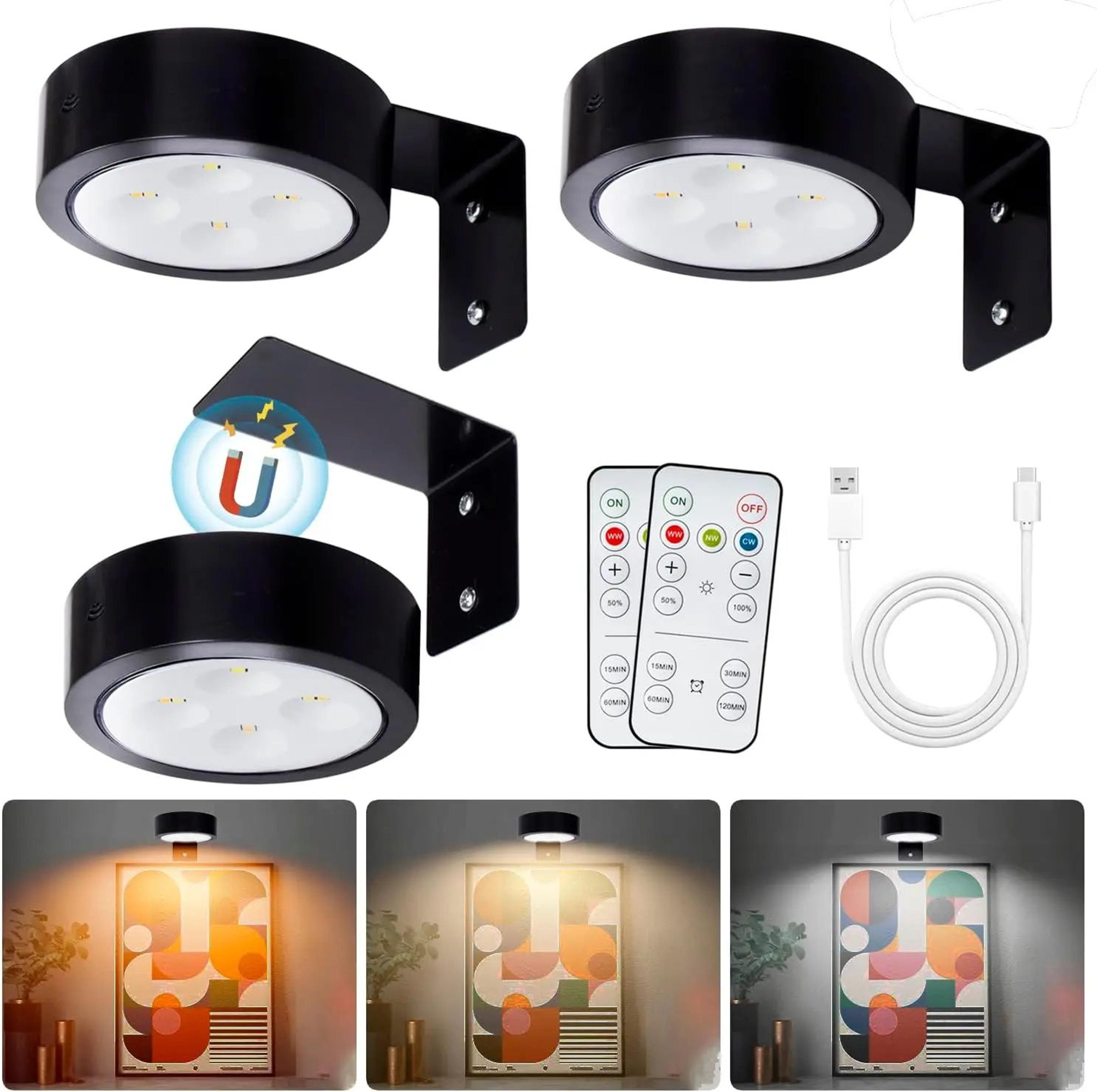 13 color rgb magnetic led picture light