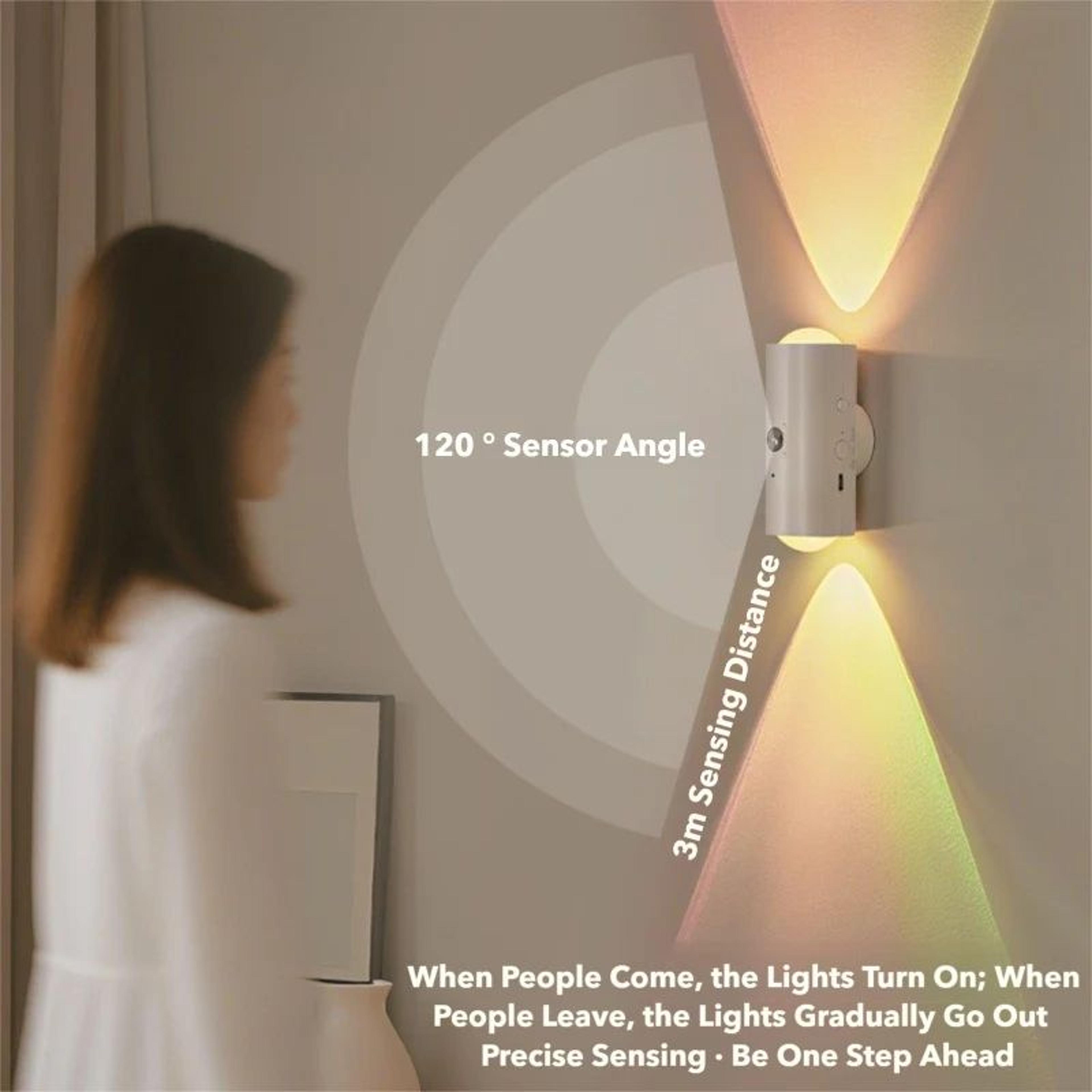 Smart RGB Motion Sensor Magnetic Wall Light 3
