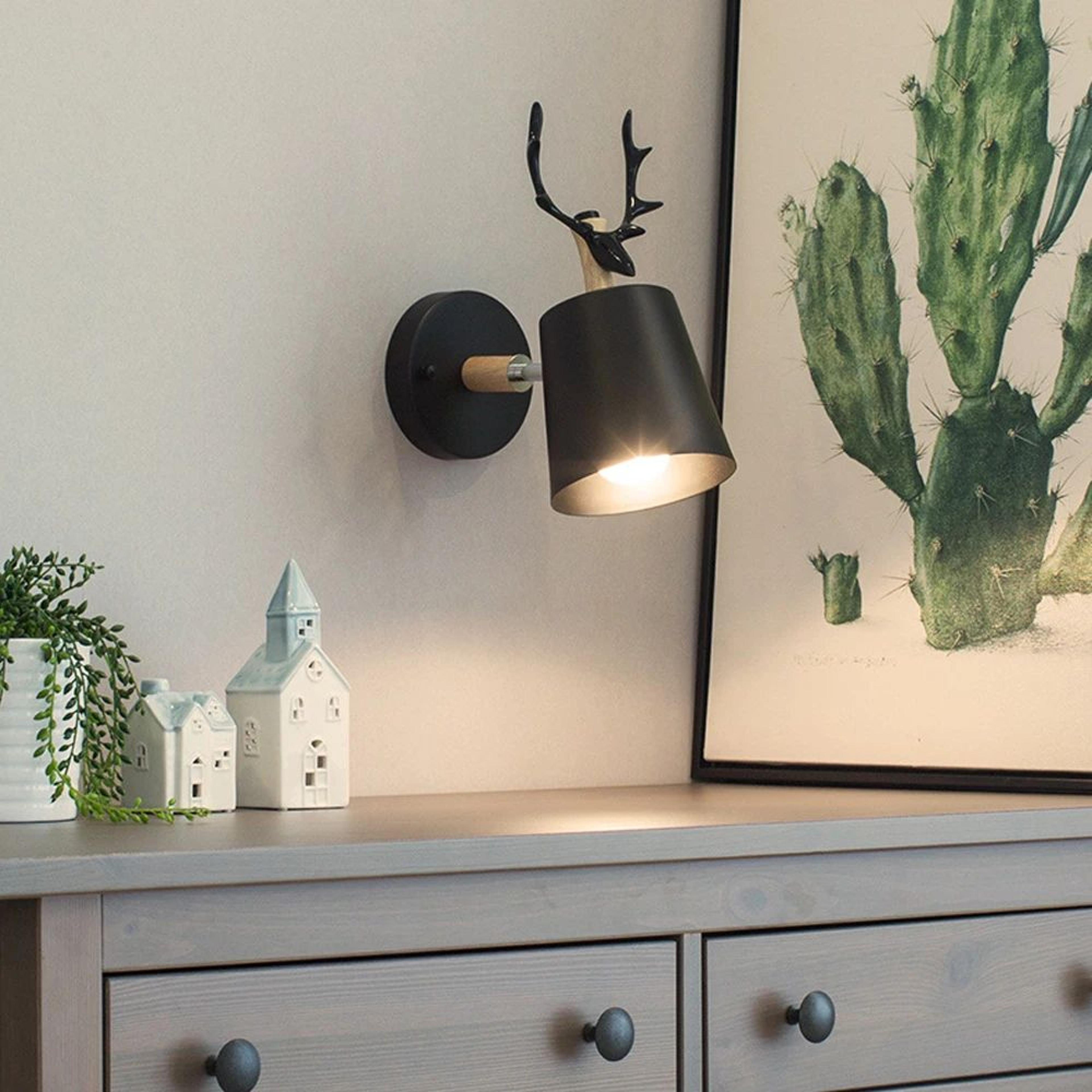 Nordic Wood Bird Wall Sconce 5