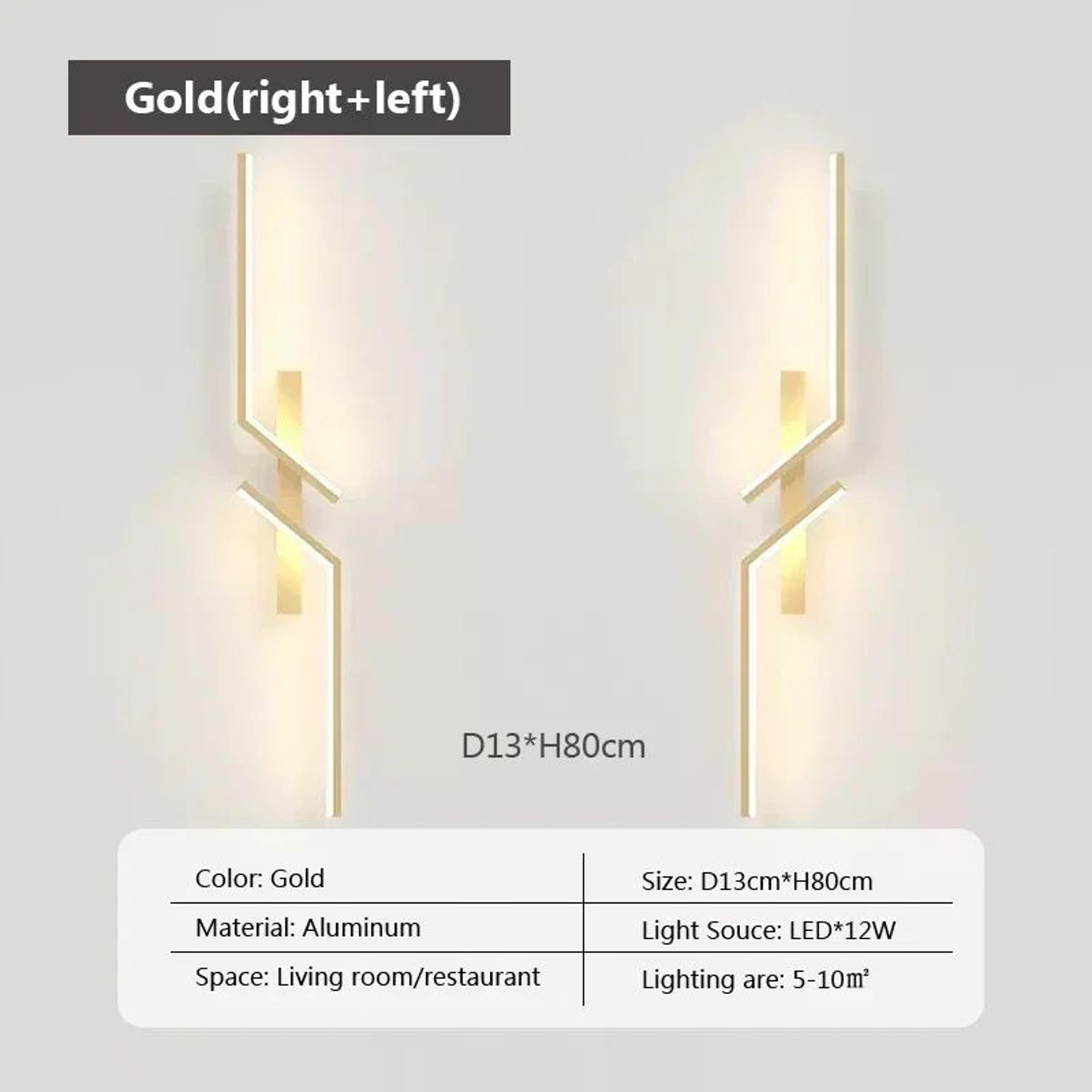 Modern Minimalist Black LED Wall Sconce 13