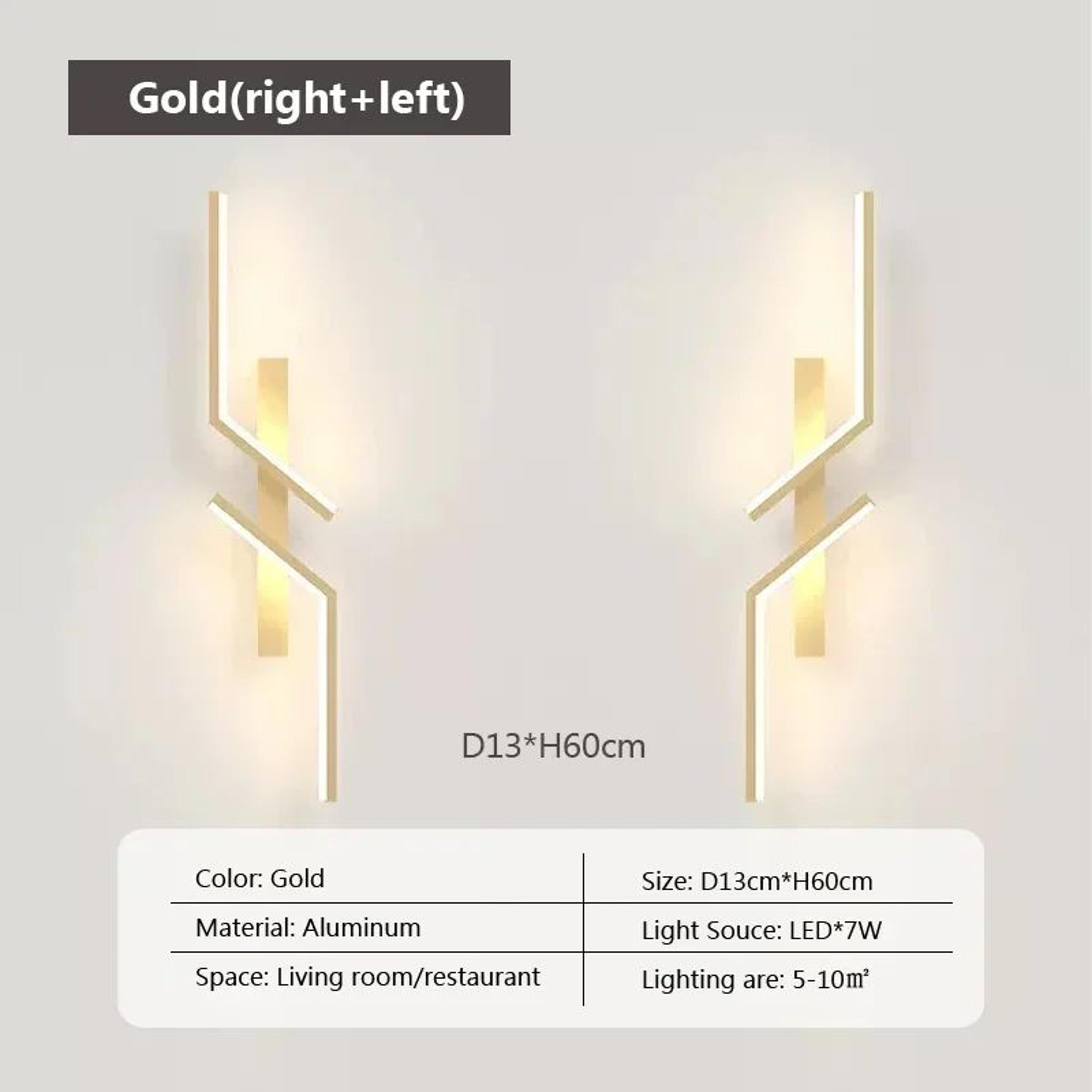 Modern Minimalist Black LED Wall Sconce 12