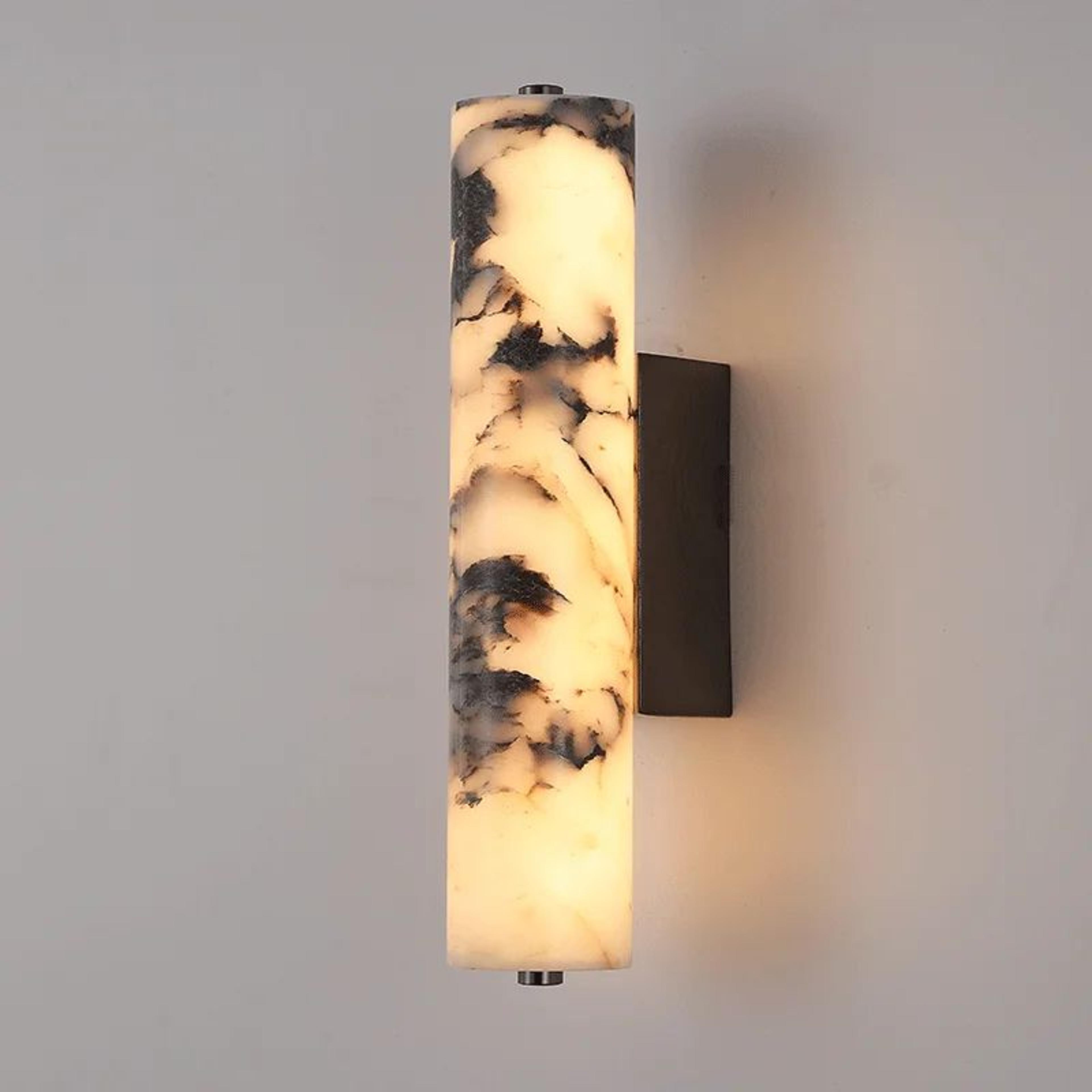 Lunara Black Marble Wall Sconce 0