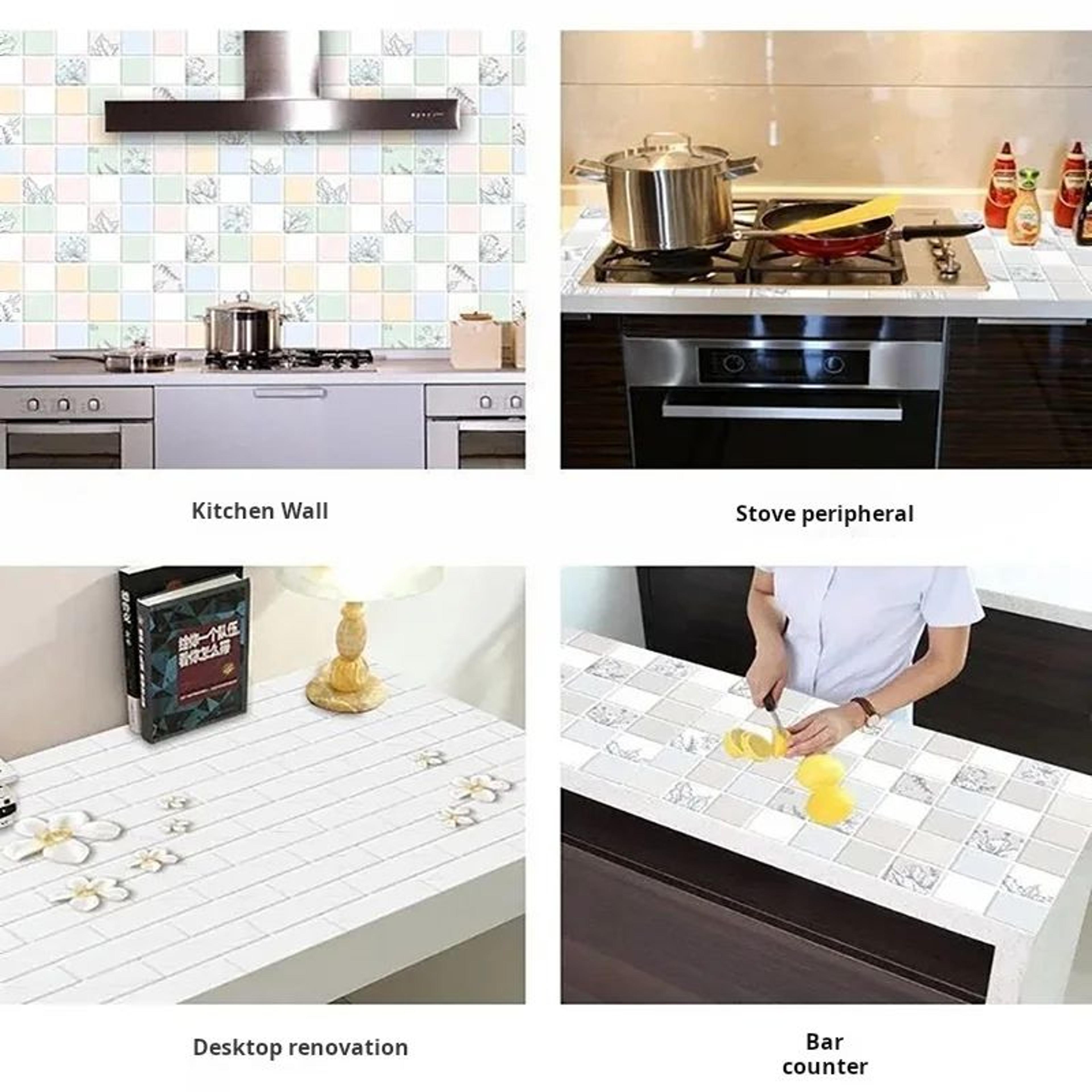 Marvelle Waterproof Marble Kitchen Wallpaper 5