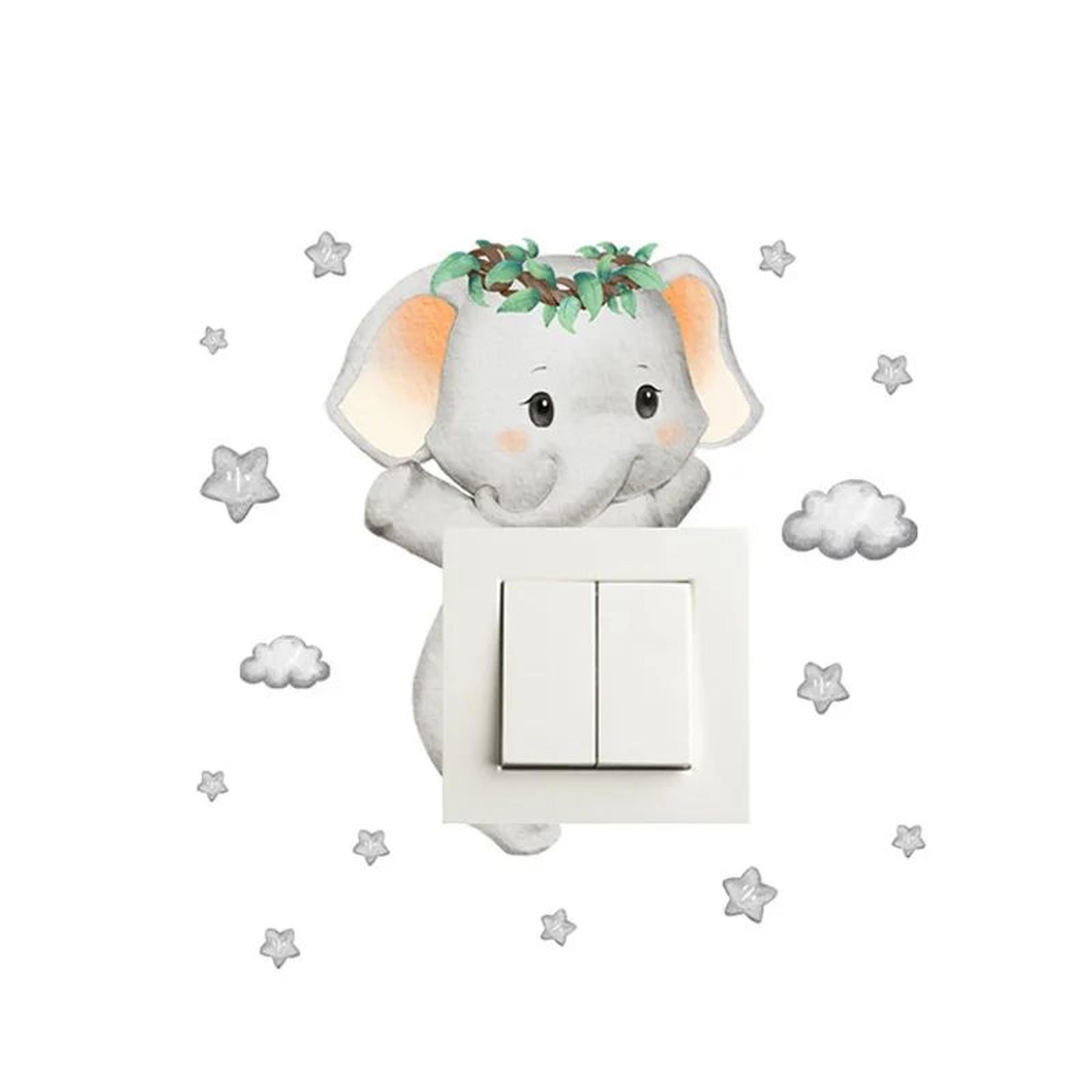 Little Safari Animal Switch Wall Stickers 8