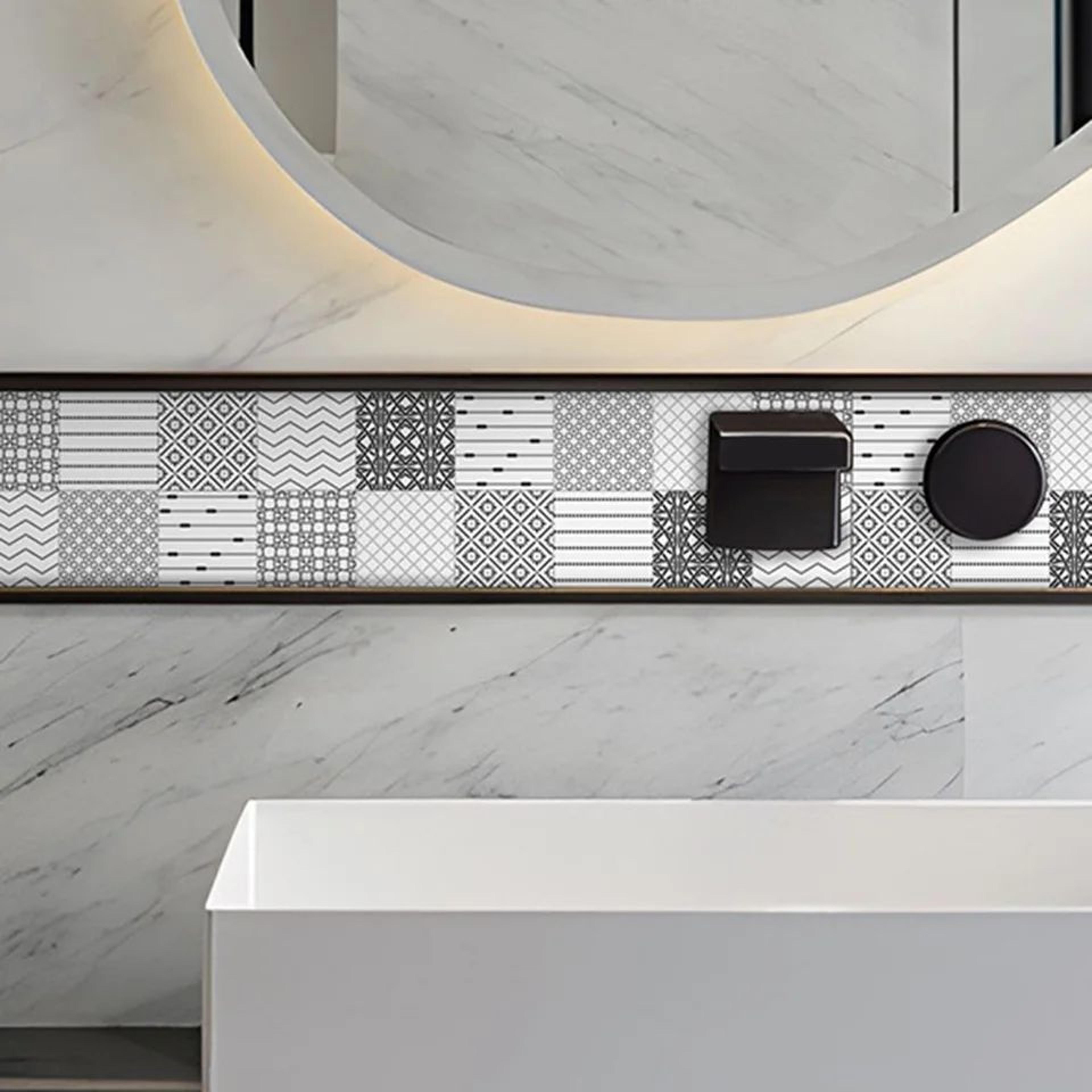 Trimora Waterproof Peel And Stick Wall Trim 4