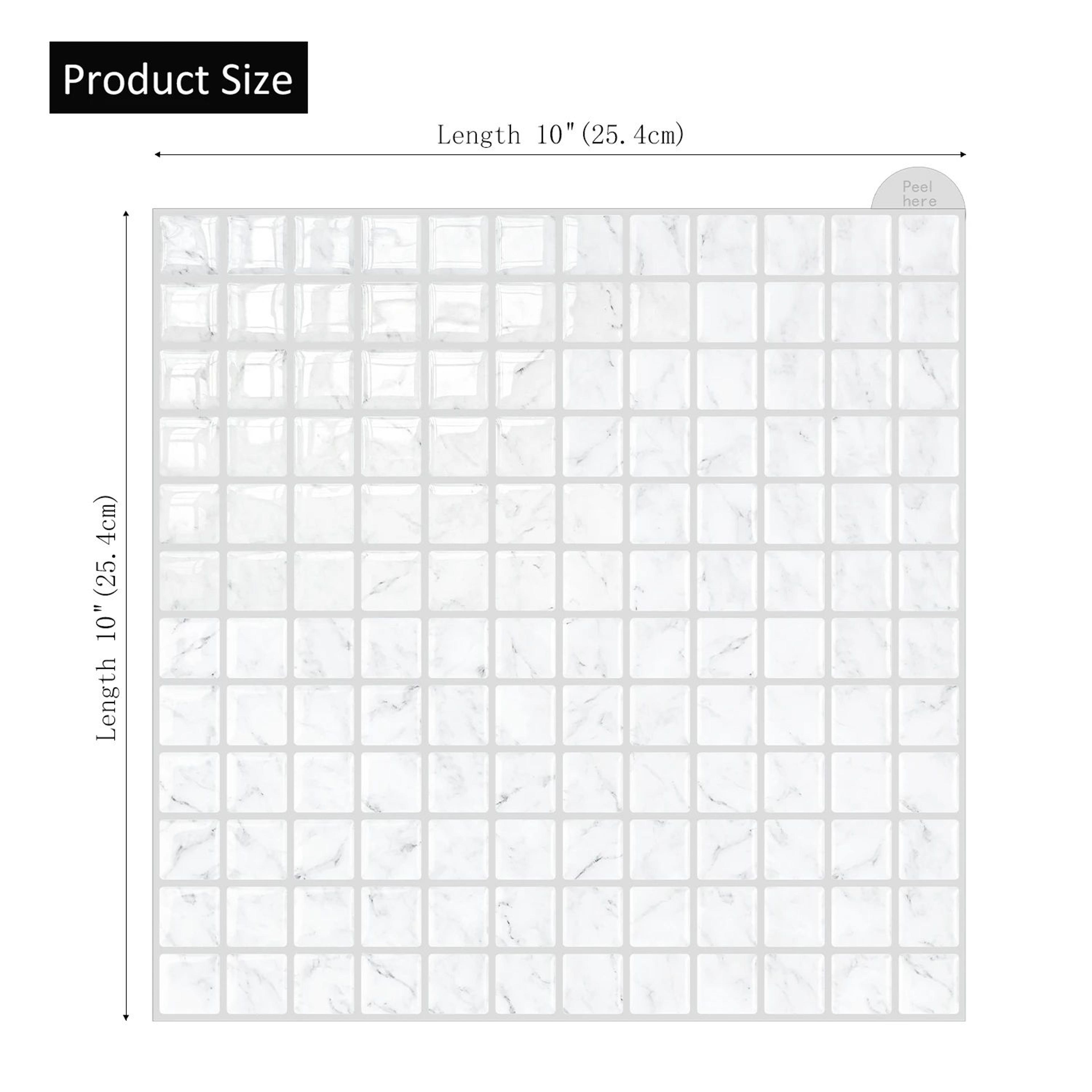 Marbrix 3D Marble Mosaic Wall Tiles 13