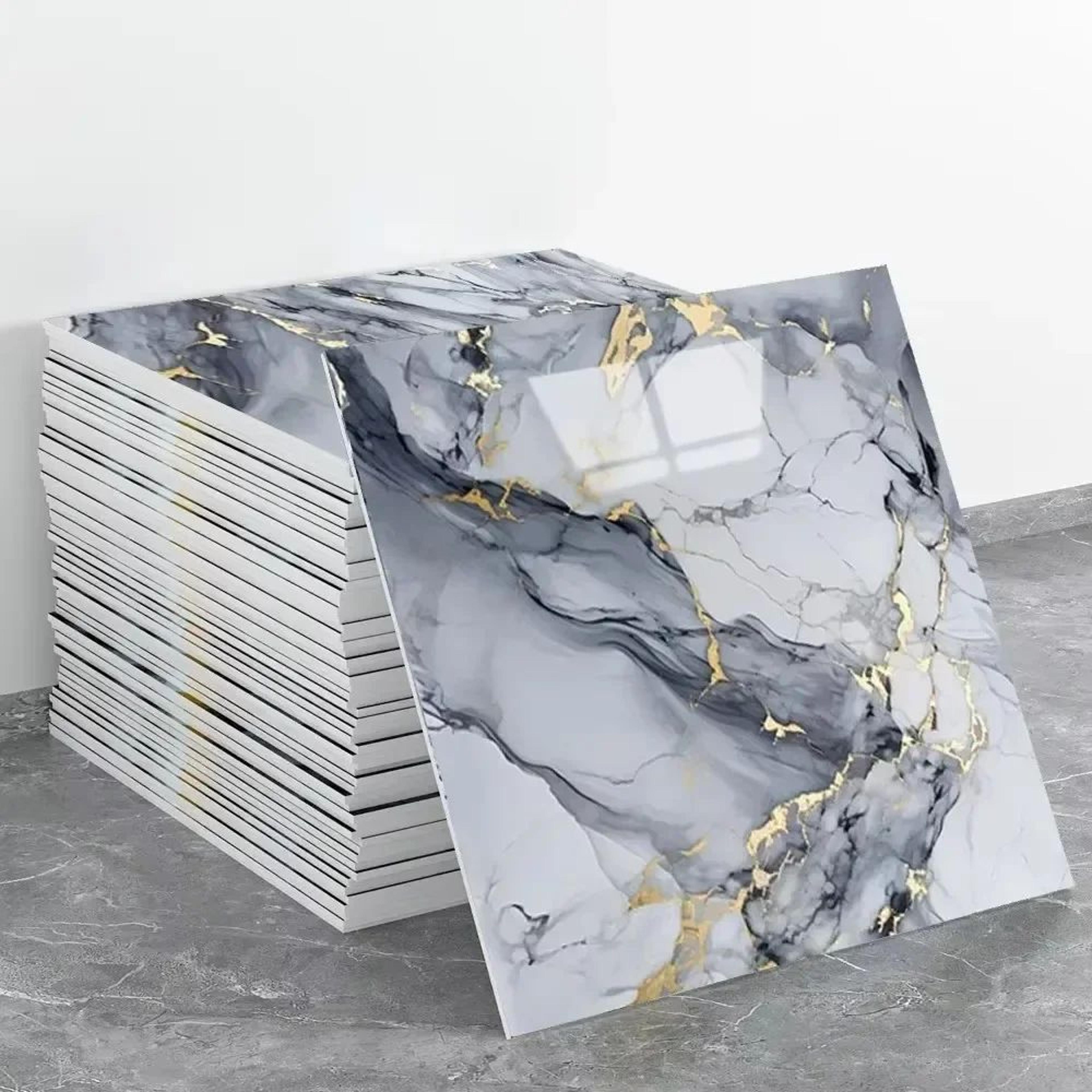 Marbelle 3D Marble Peel And Stick Floor Tiles 6