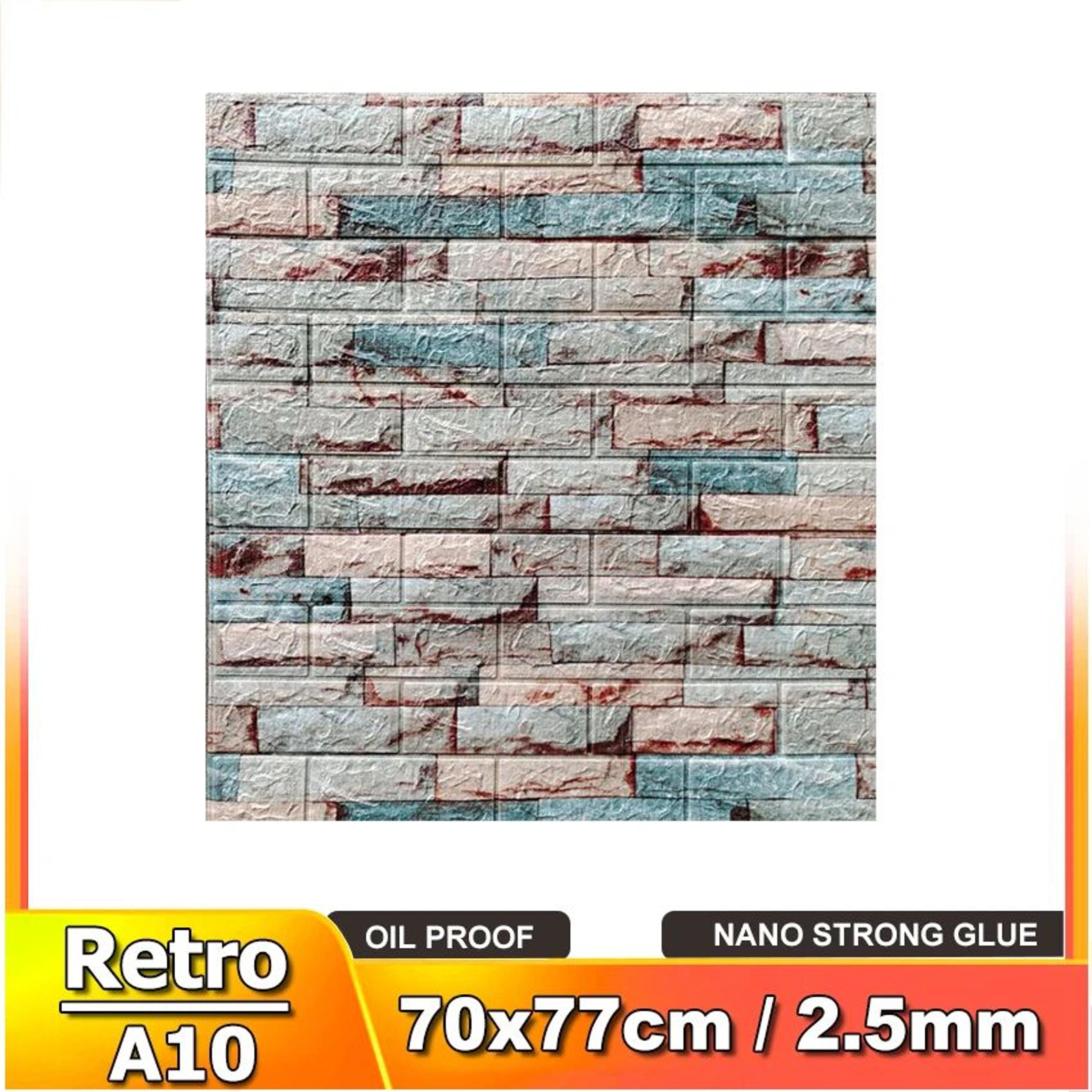 StoneHaven 3D Cobblestone Peel And Stick Wall Panels 12