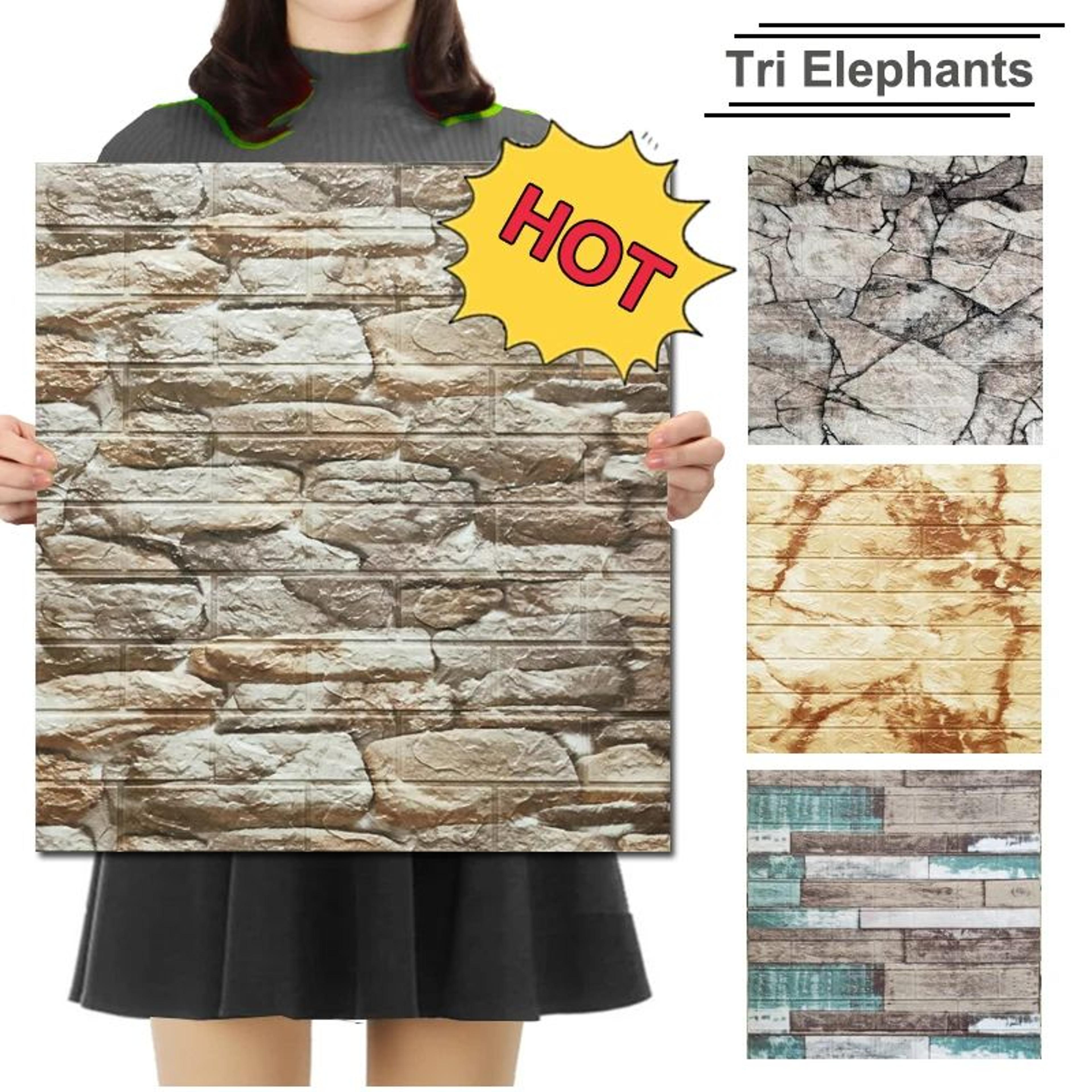 StoneHaven 3D Cobblestone Peel And Stick Wall Panels 0