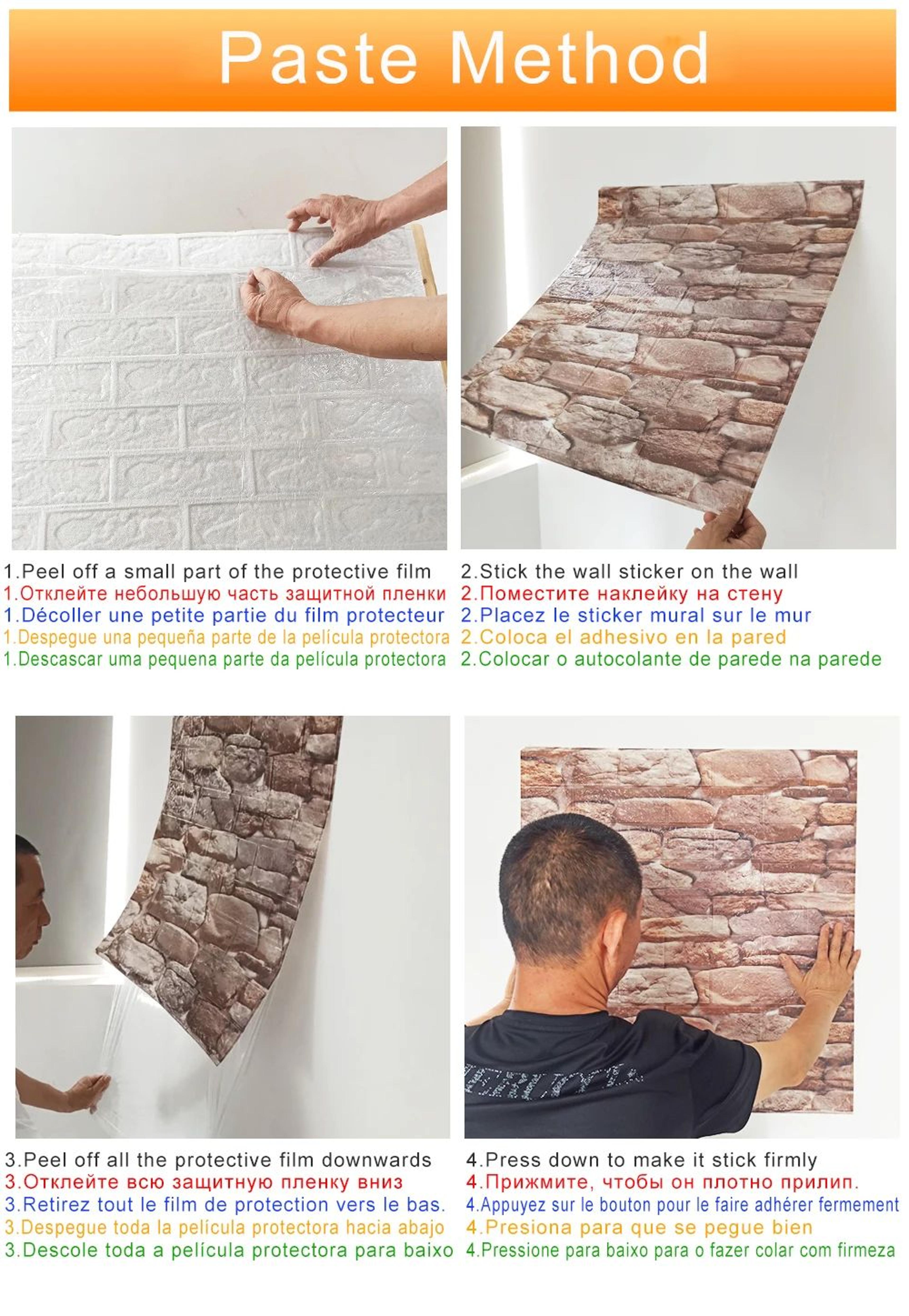 StoneHaven 3D Cobblestone Peel And Stick Wall Panels 3