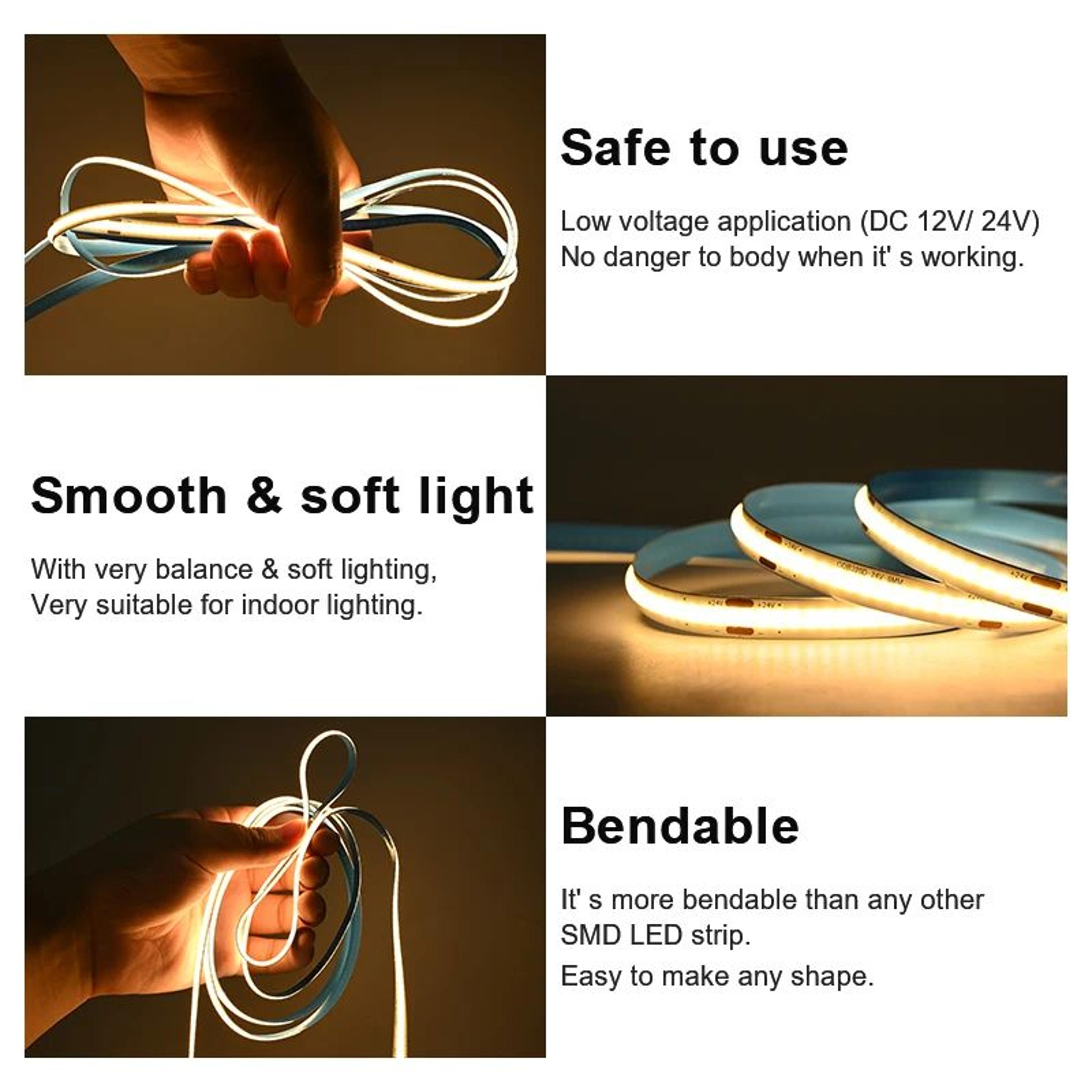 LumaFlow High Density COB LED Strip Light 3