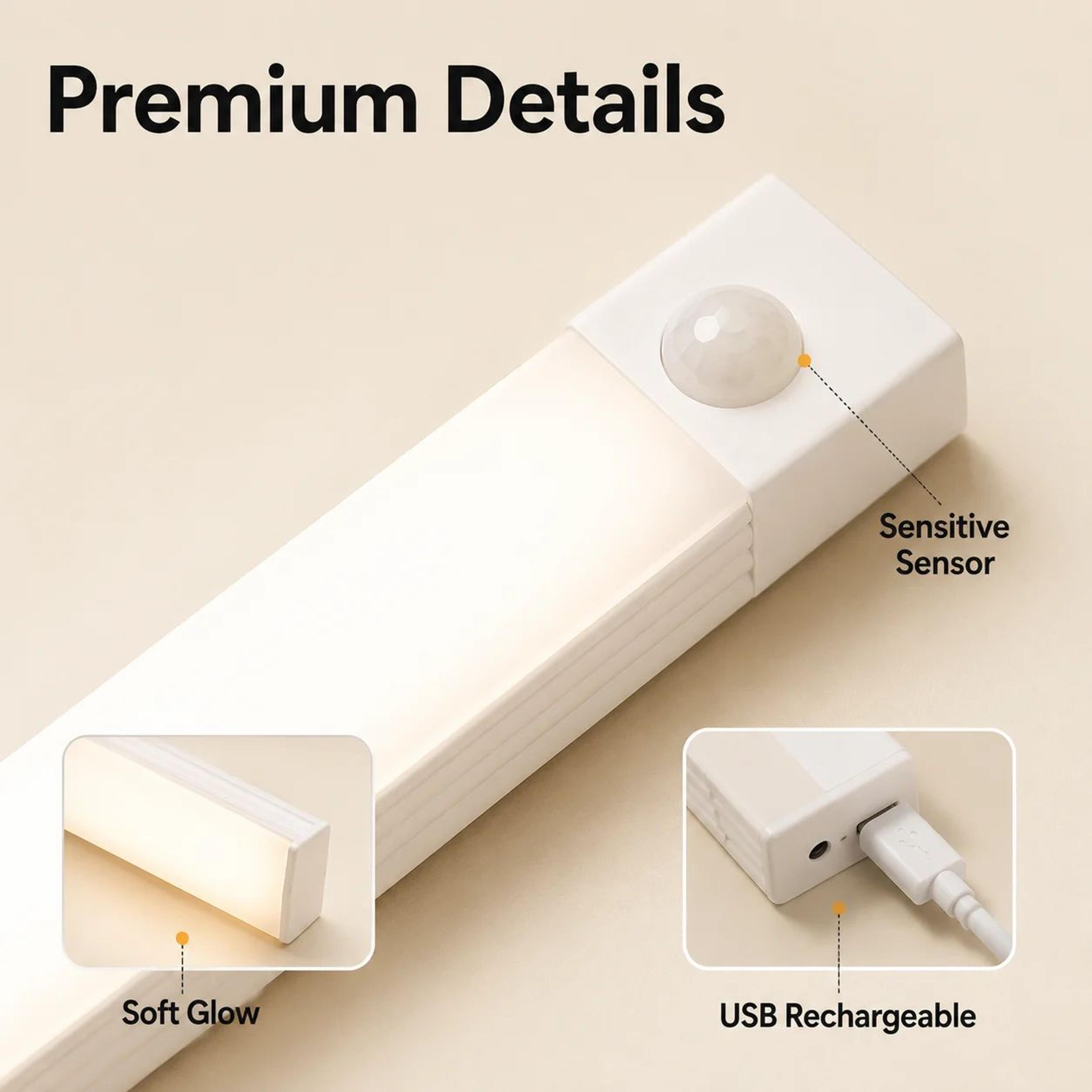 PIR Motion Sensor LED Battery Light 4
