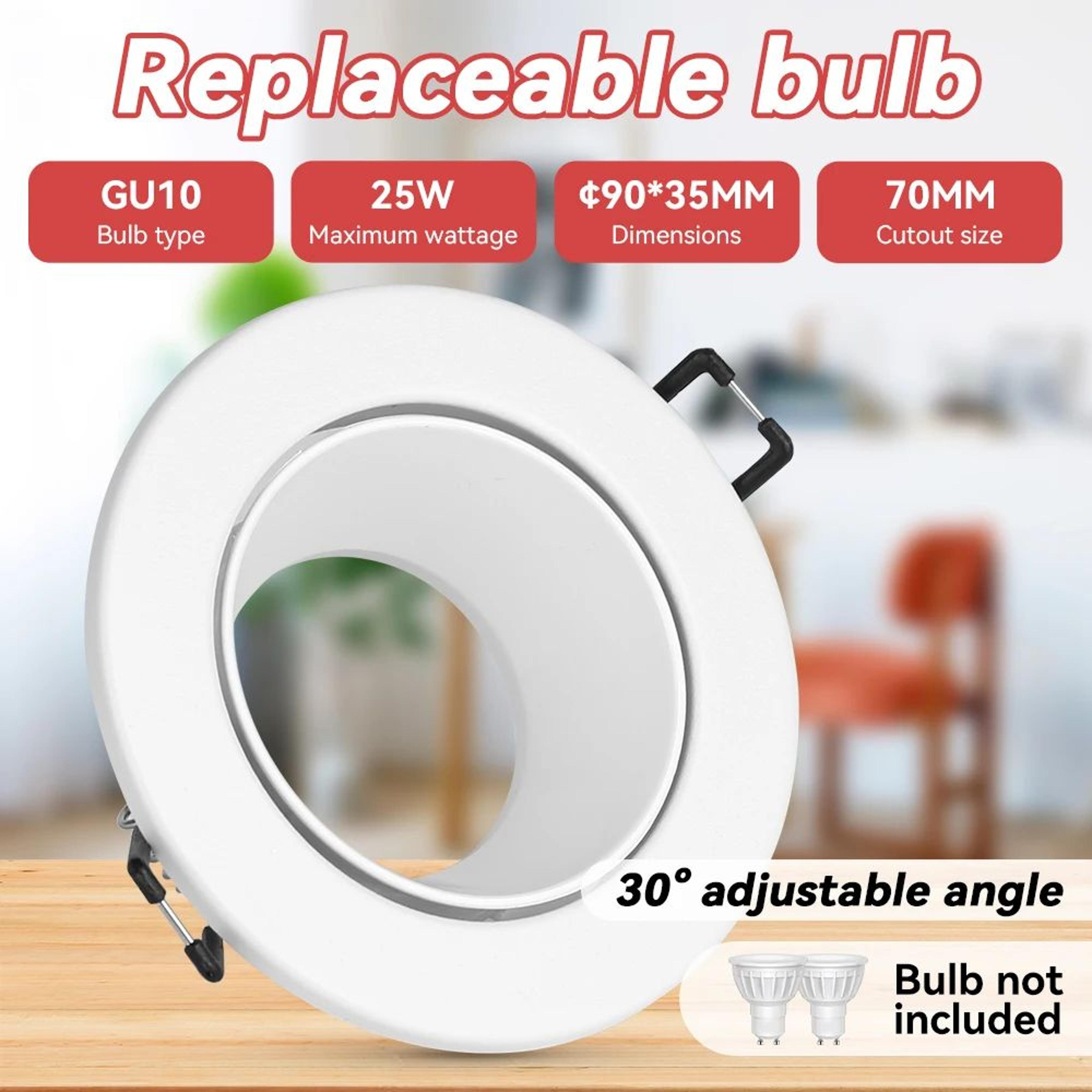 GU10 Replaceable Bulb LED Ceiling Spotlight 10