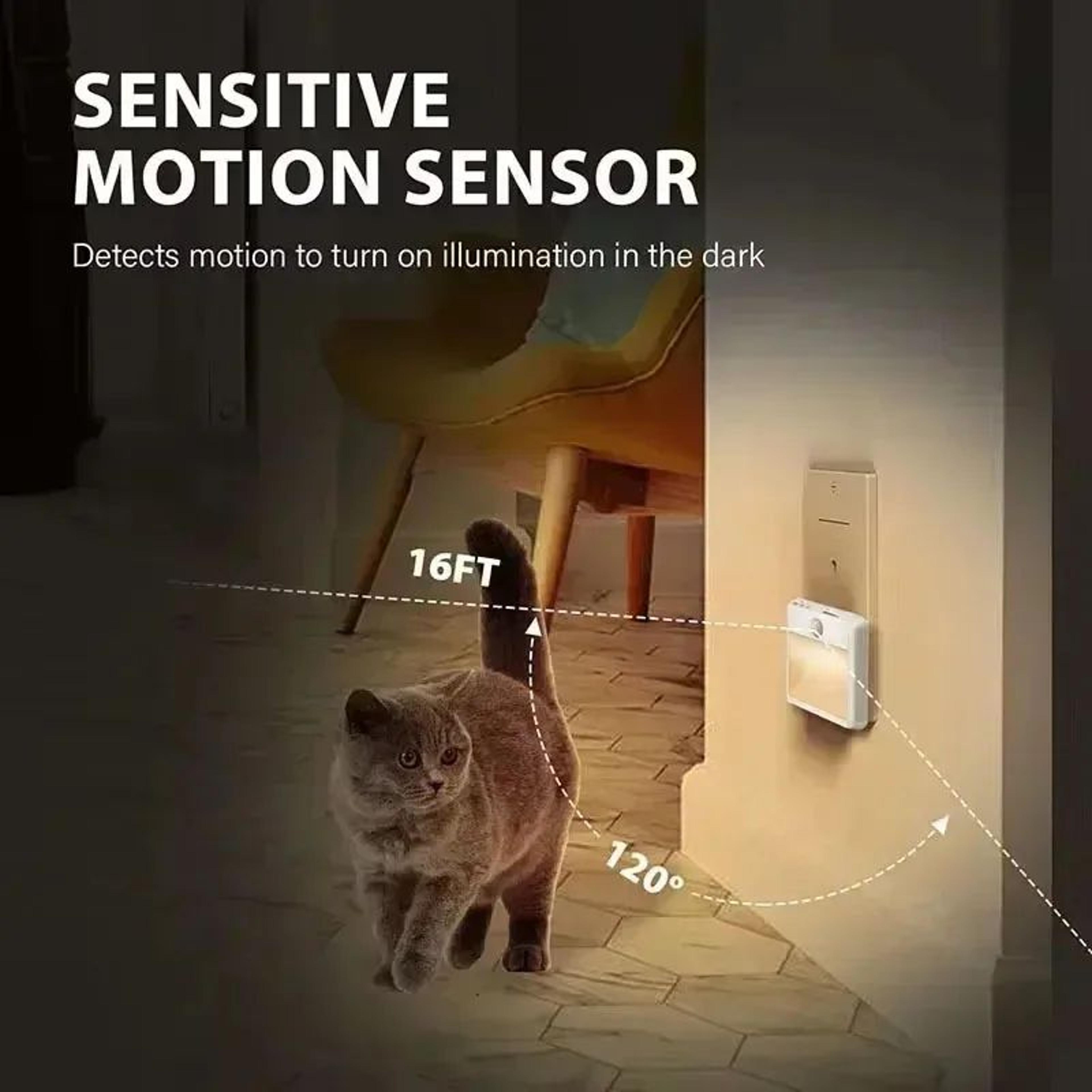Warm White Motion Sensor Plug In Night Light 2