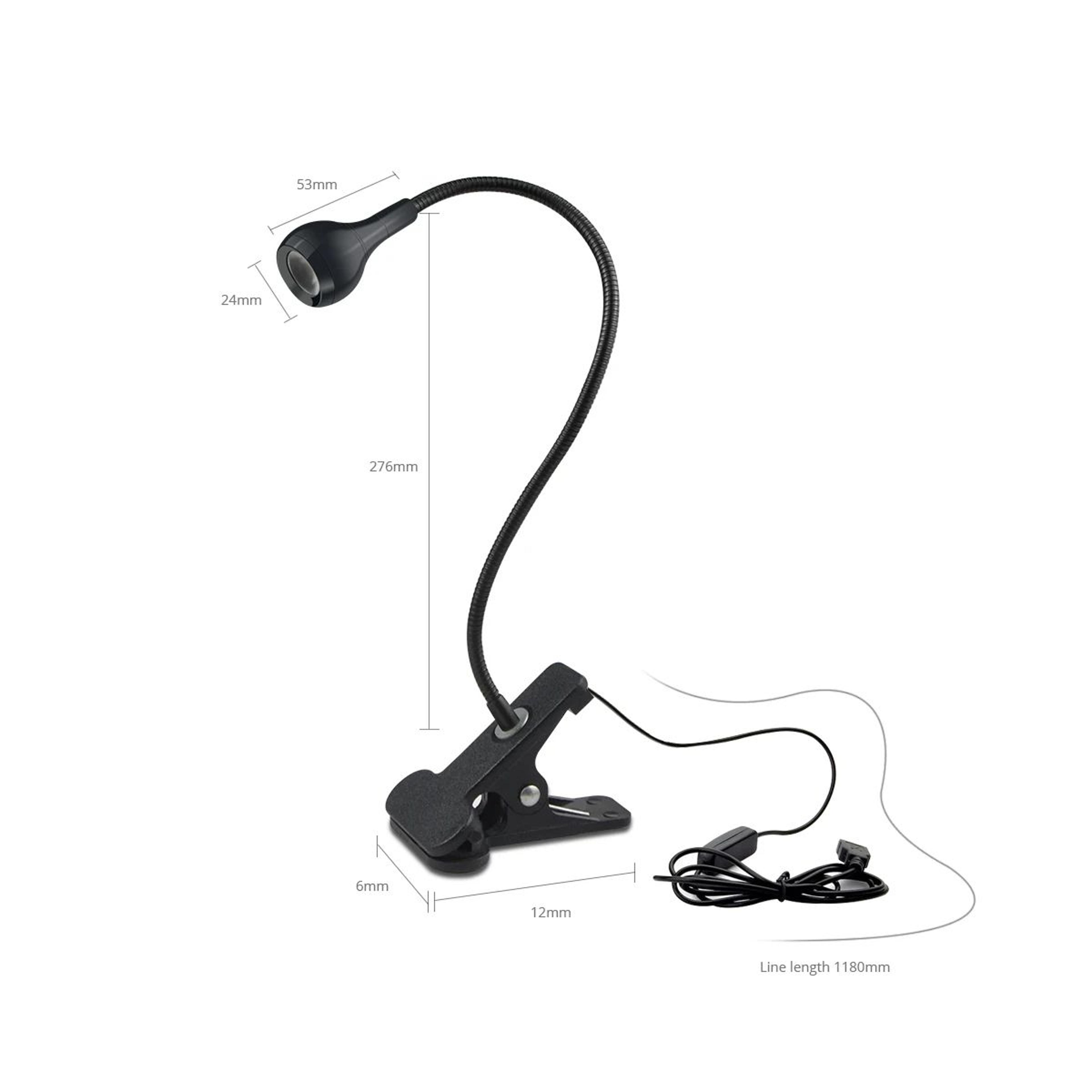 USB LED Bedside Reading Table Lamp 2