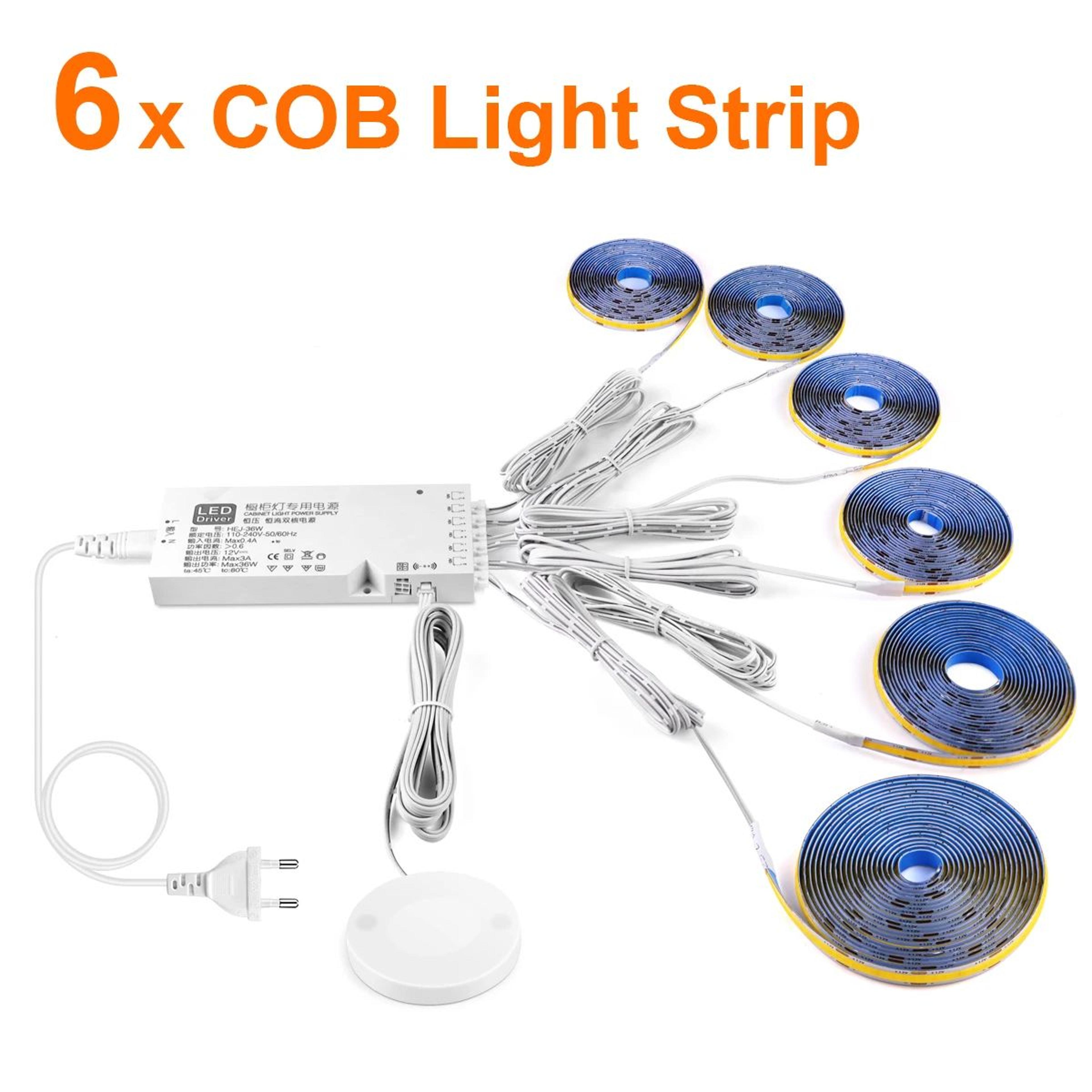 Dimmable Touch Sensor COB LED Under Cabinet Light 11