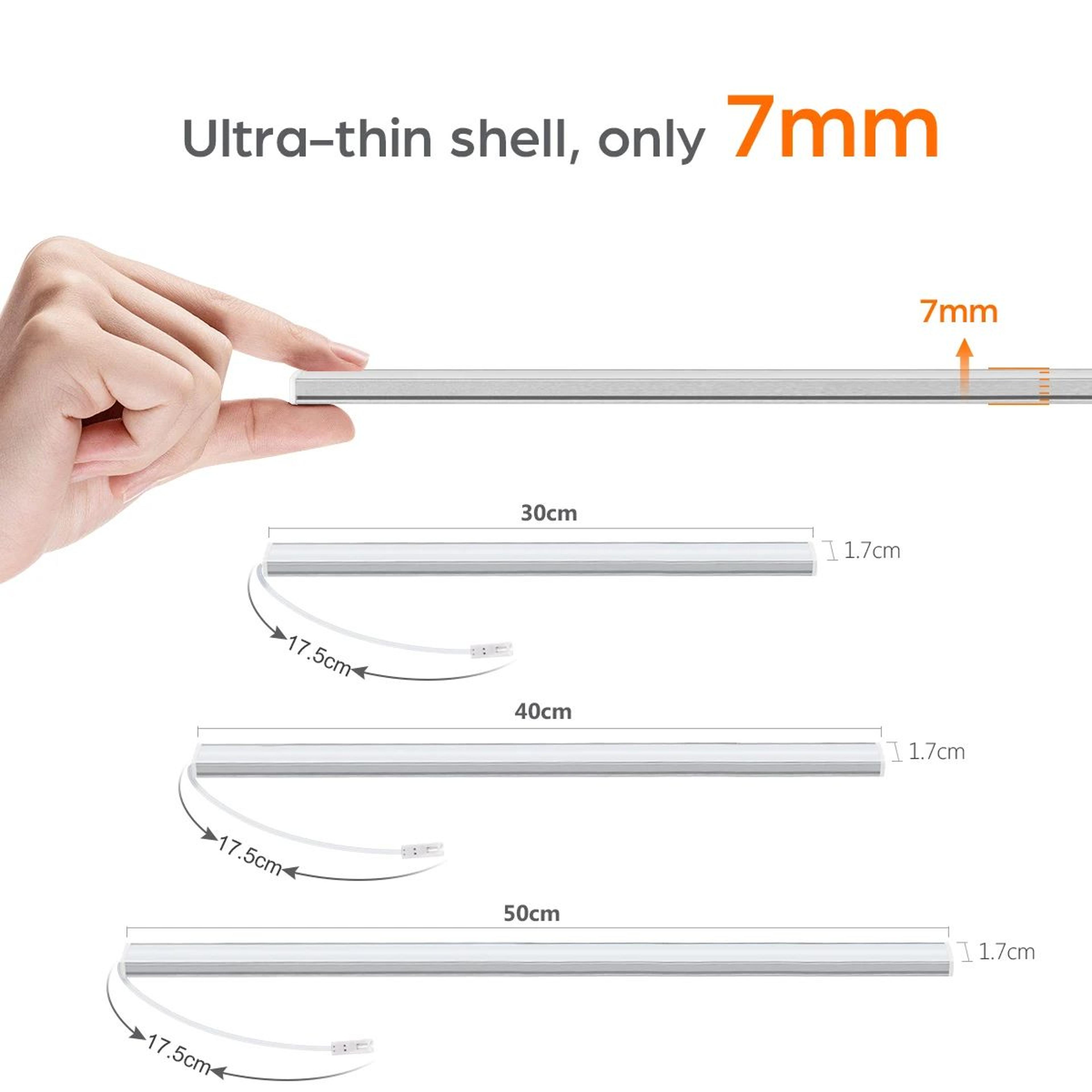 Dimmable Motion Sensor LED Under Cabinet Light Bar 3